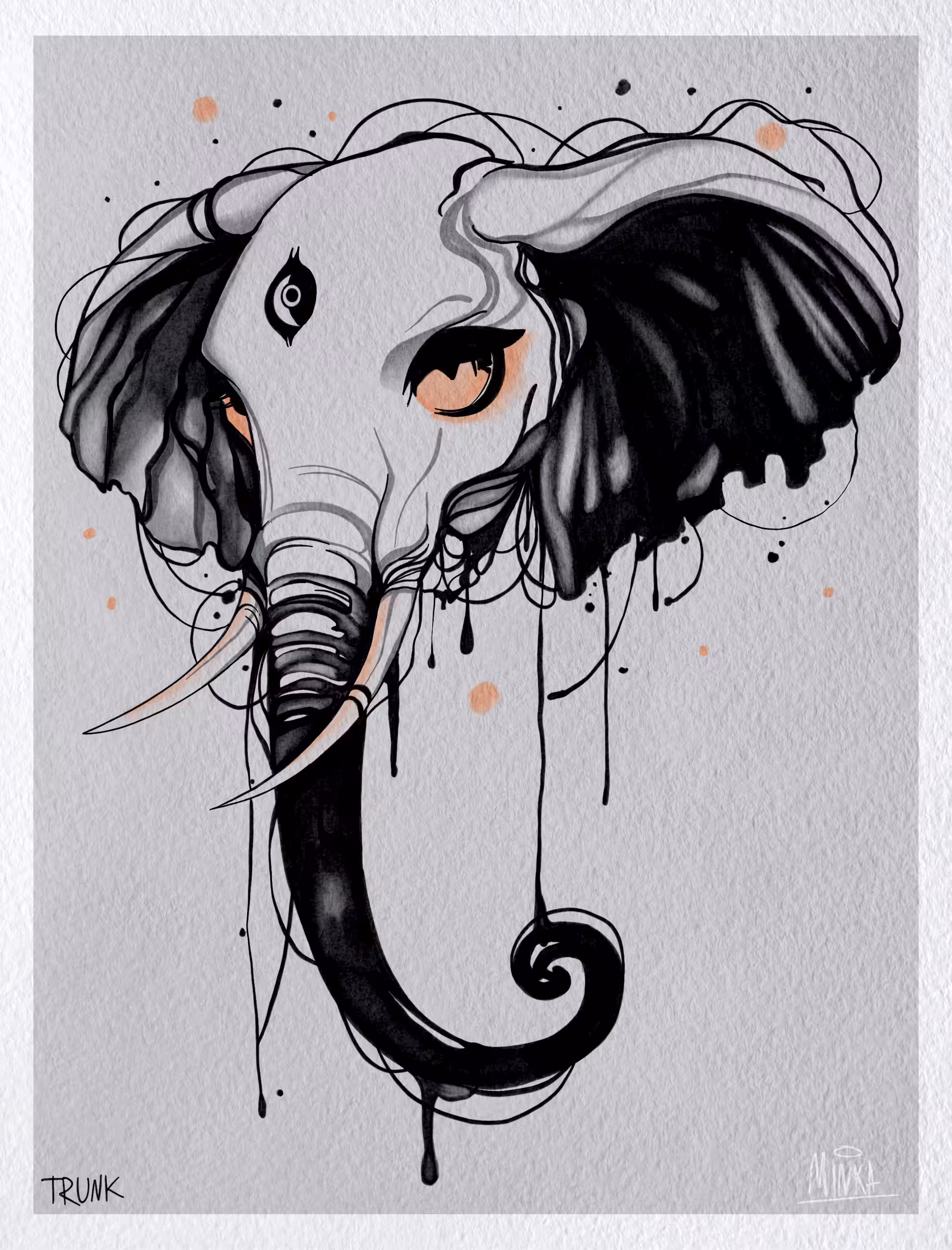 INKTOBER 25: TRUNK