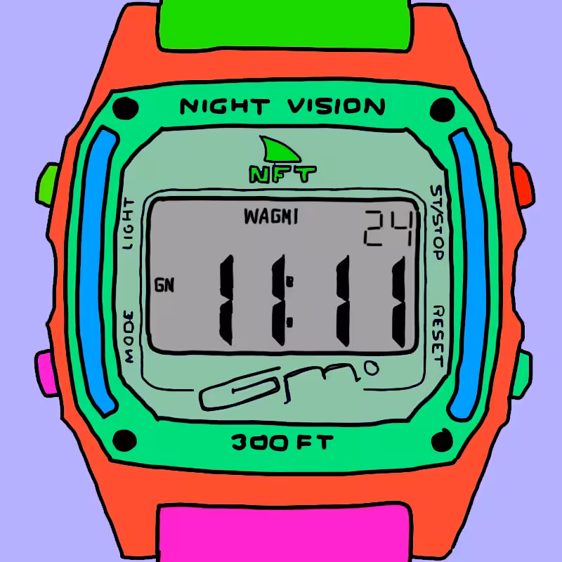 Make a Wish NFT Watch - Colorway #25