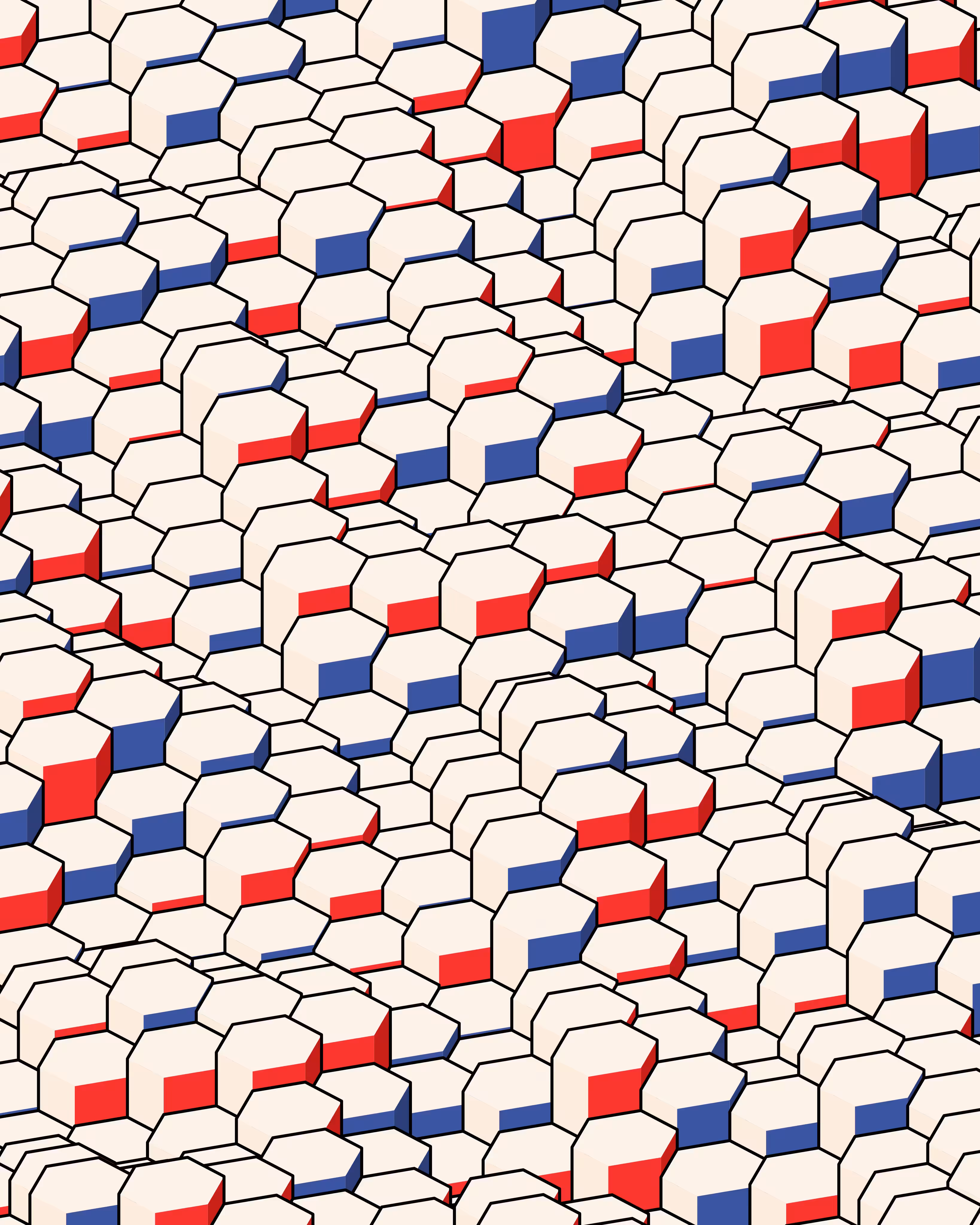 Hexagones Landscape #301