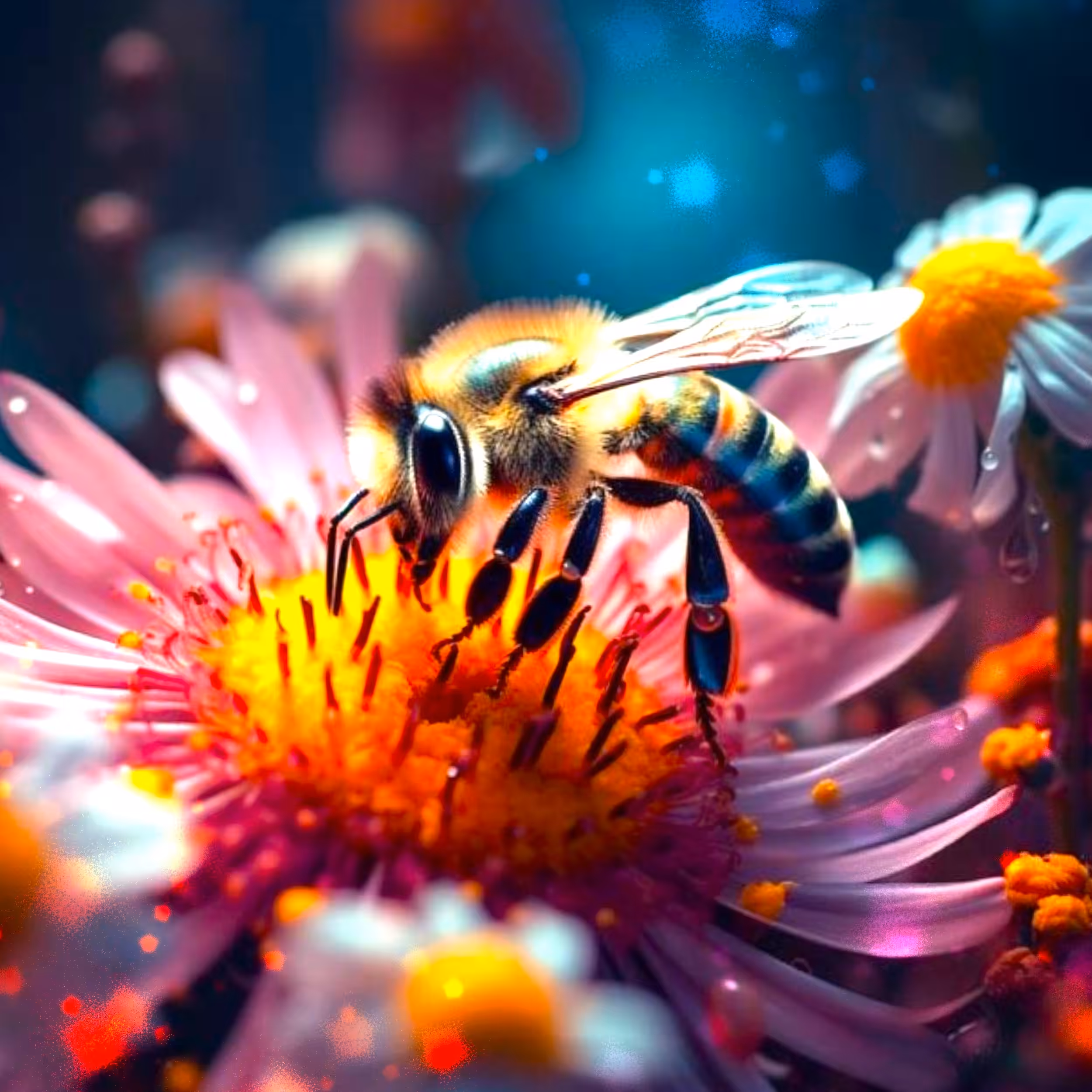 Bee on a flower