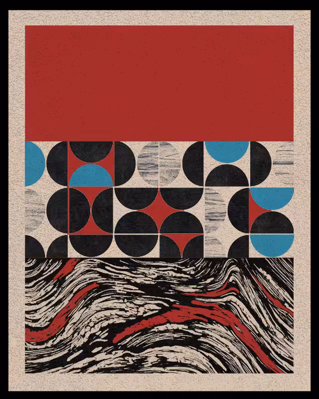 Bauhaus art #red #17