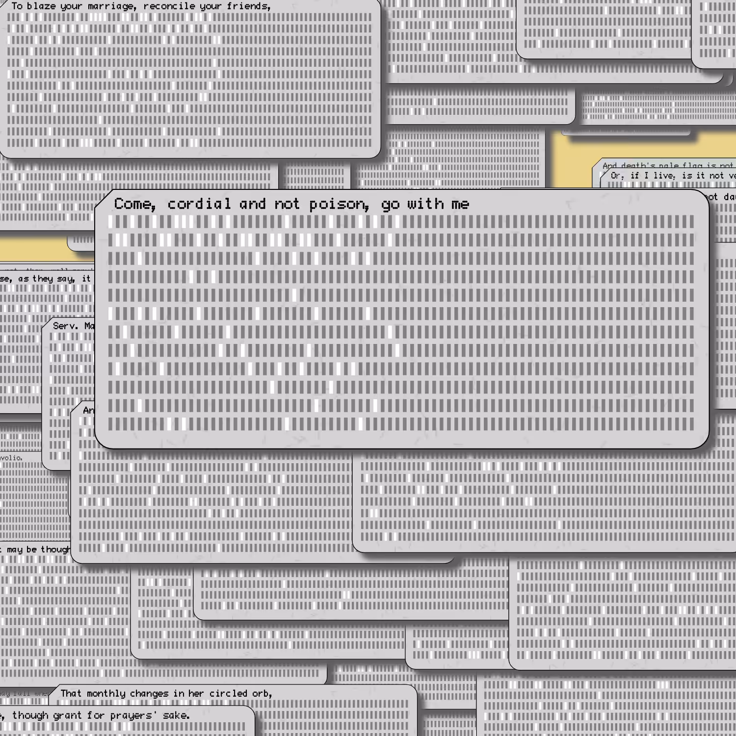 Romeo and Juliet on Punched Cards (Free) #93