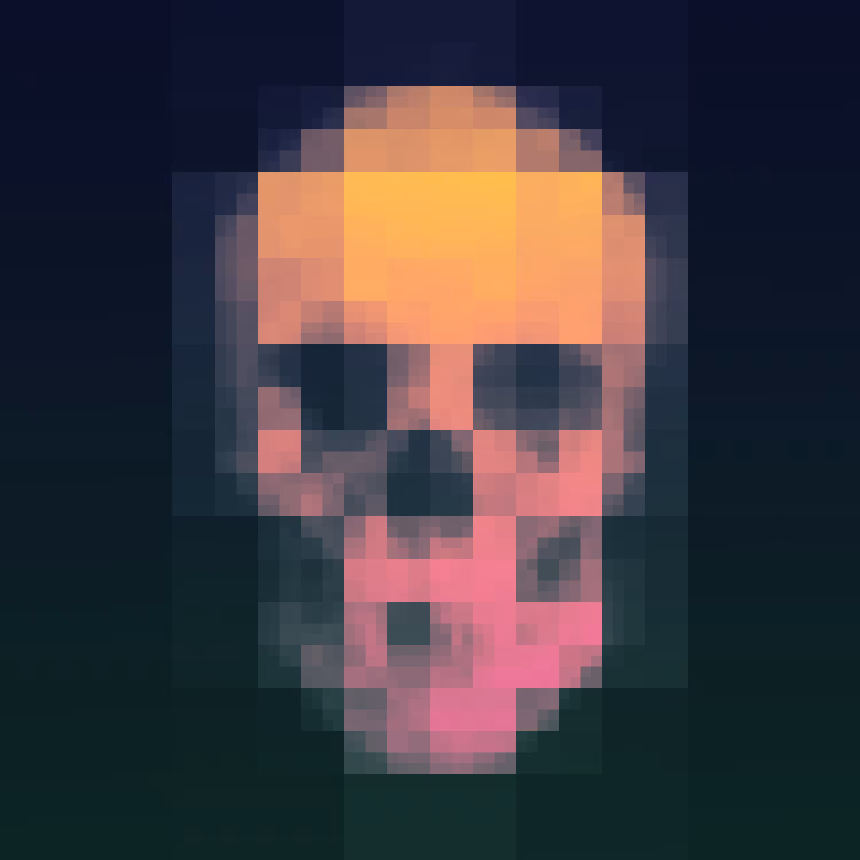 Pixel Skull Vanitas 17