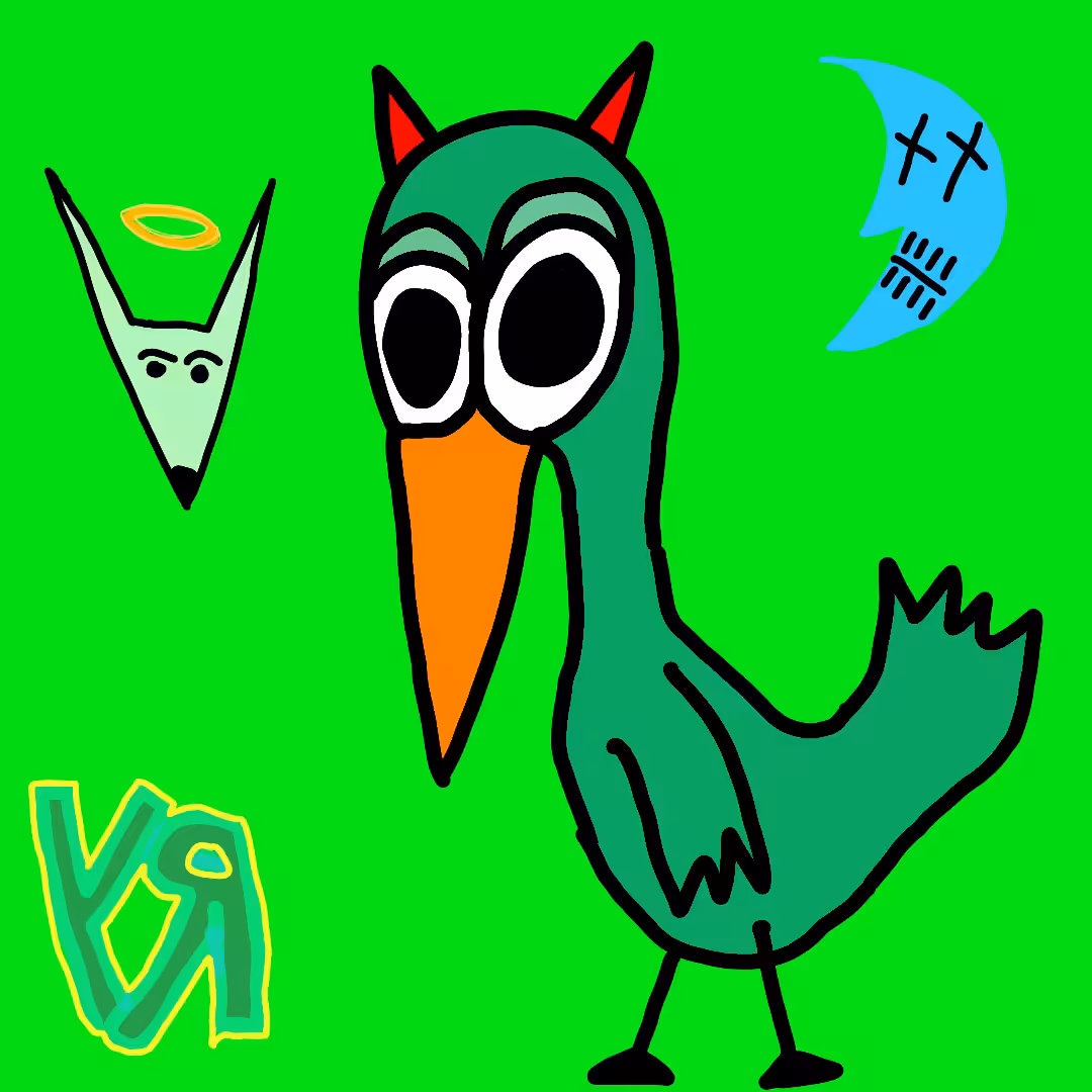 Post-Apocalypse ARTZ: "Devil Burd" by Richard F. Yates (Holy Fool)