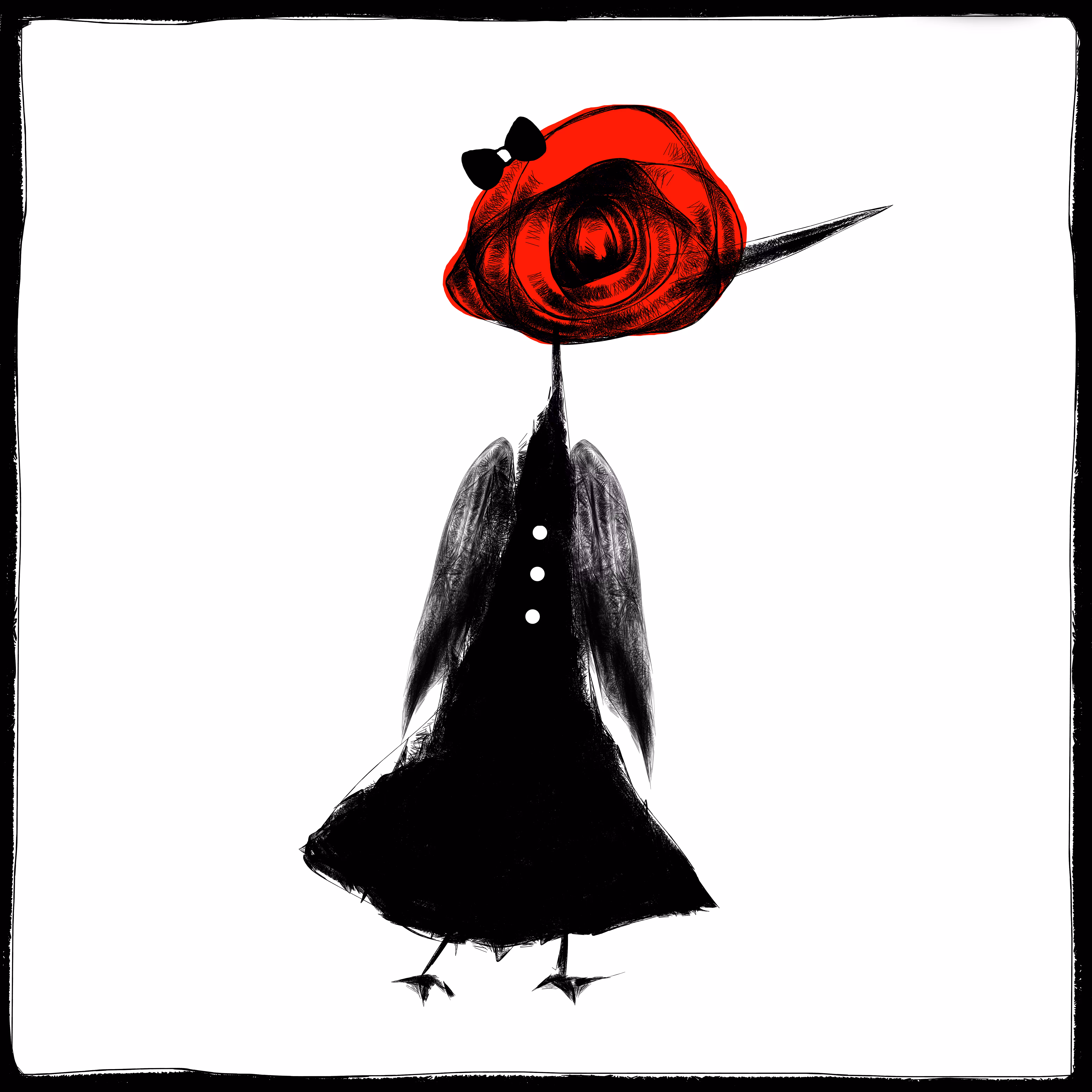 Bird In Dress 