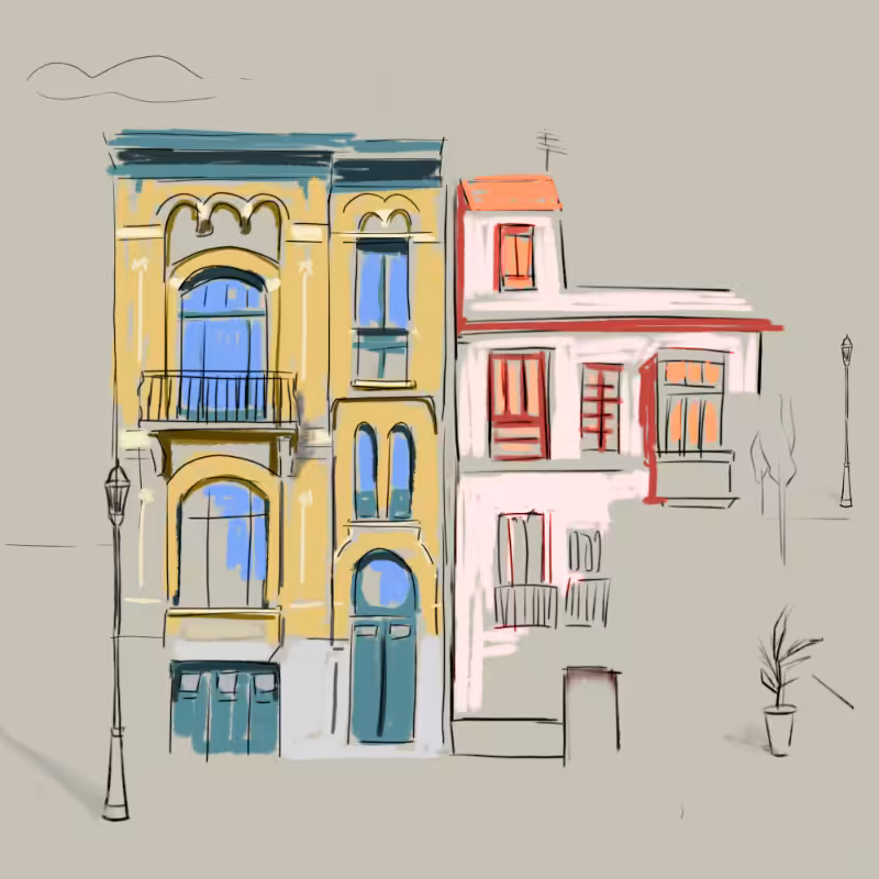 Architectural sketches #75