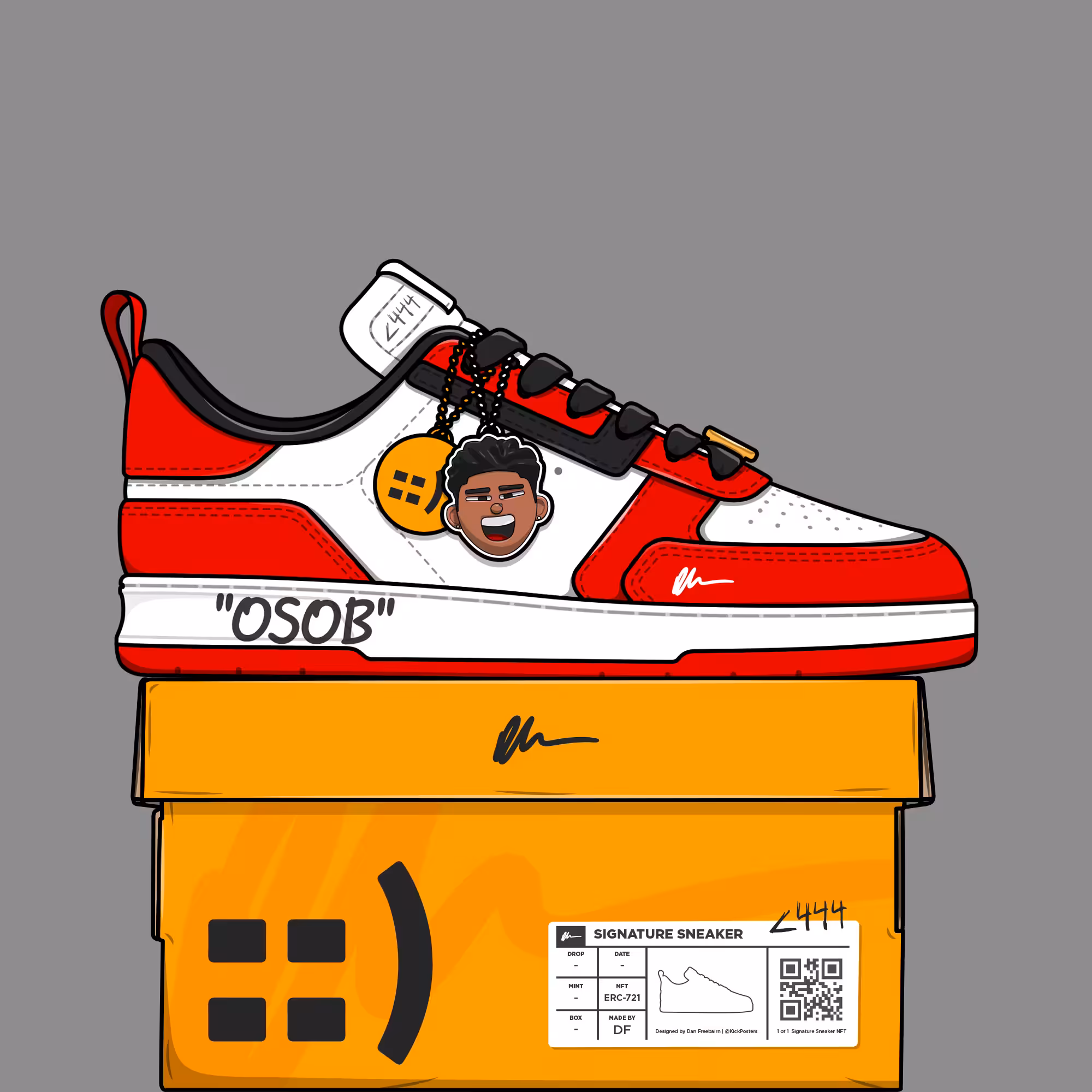 Signature Sneaker 'All Smilesss'