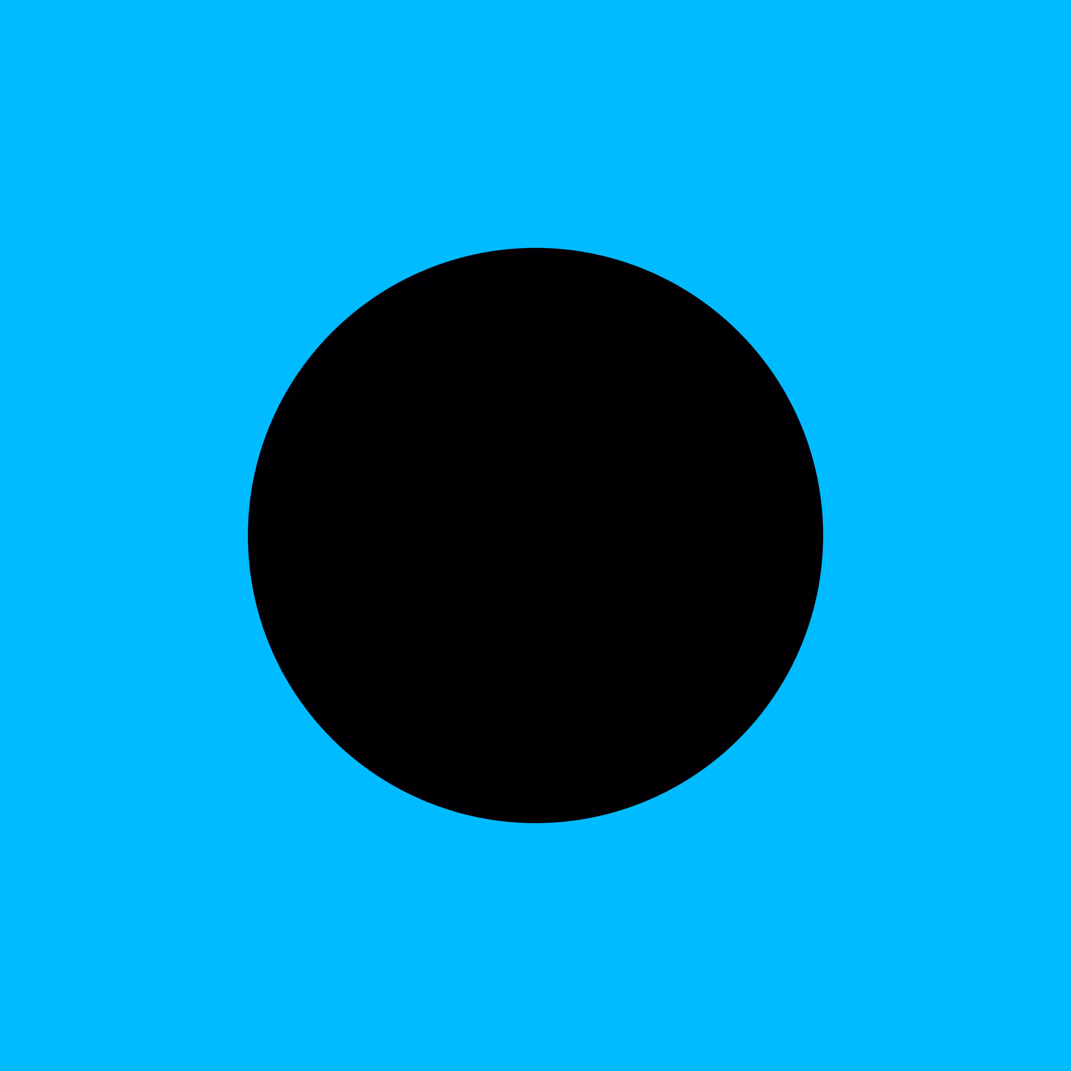 THREE DIMENSIONAL SPINNING BLACK BALL