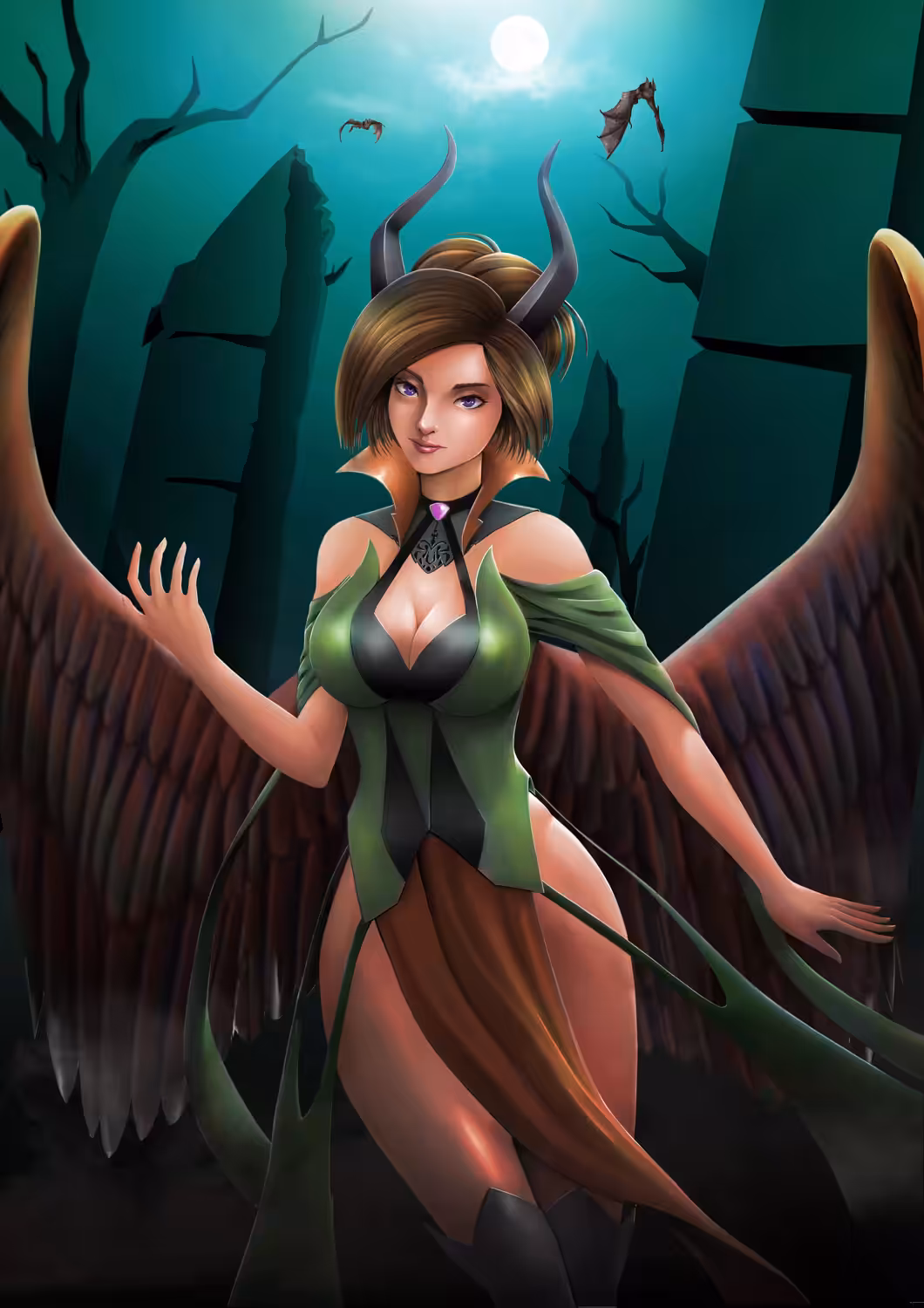 Mystical Fallen Angel