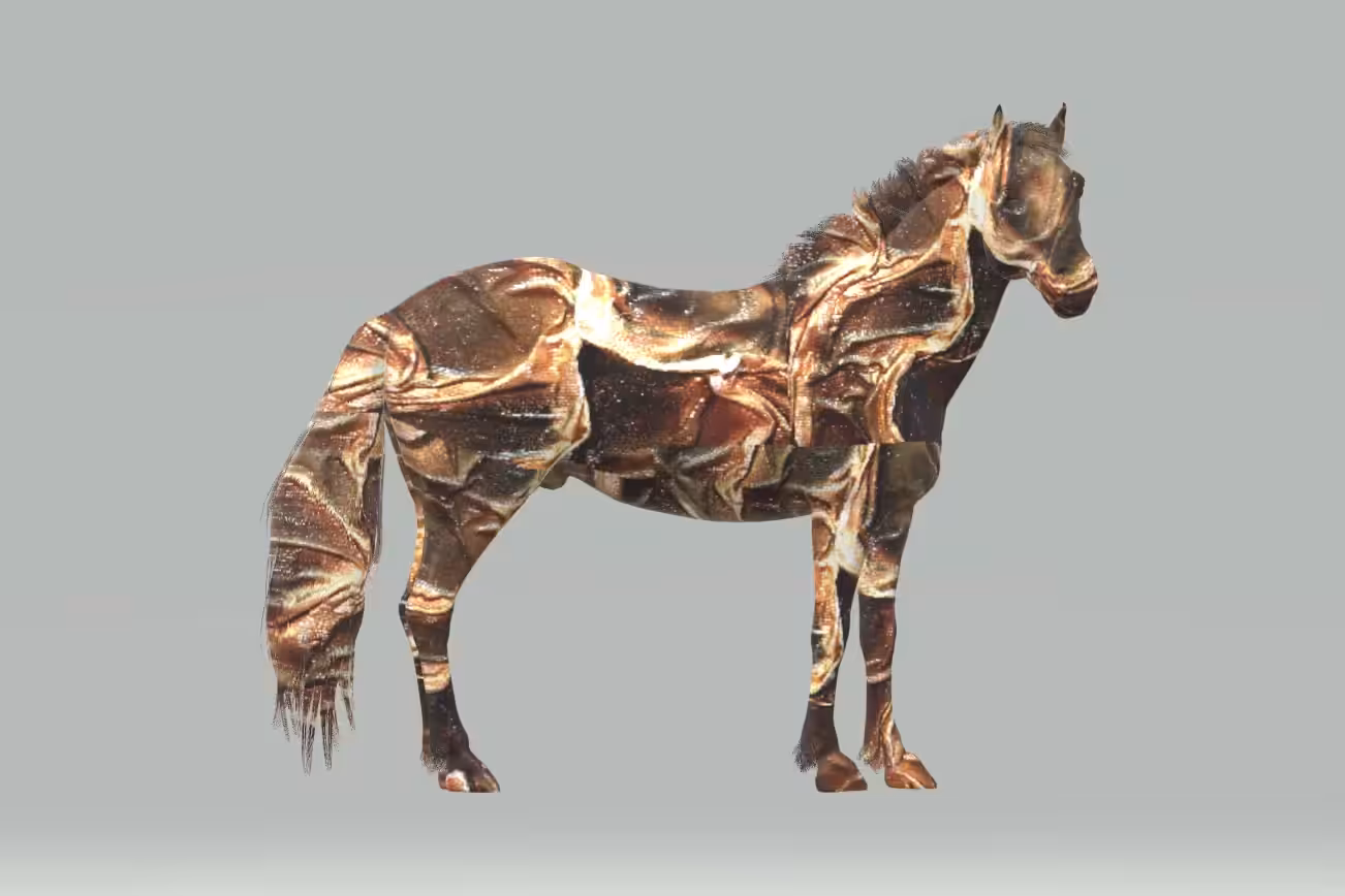 snake skin horse 