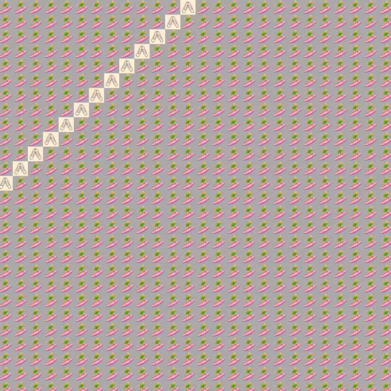 Elementary Cellular Emoji Automata #253