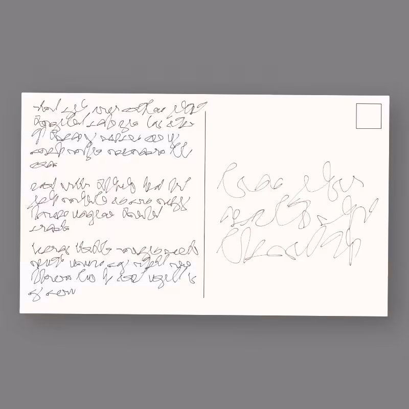 Unmailed Postcards #24