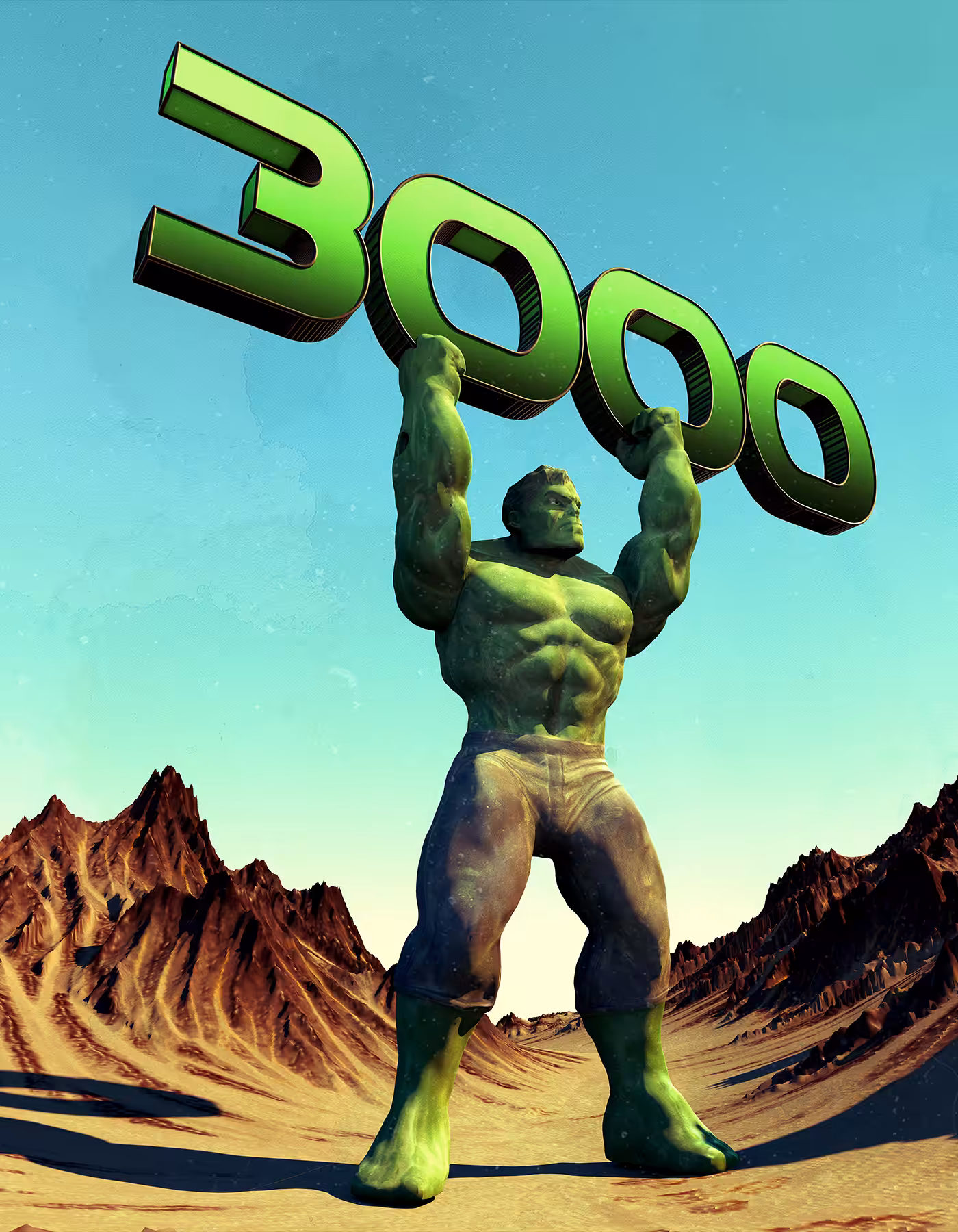 SSWIII 2021 EVERYDAYS: 3000 DAY GREEN HULK MOTIVATION