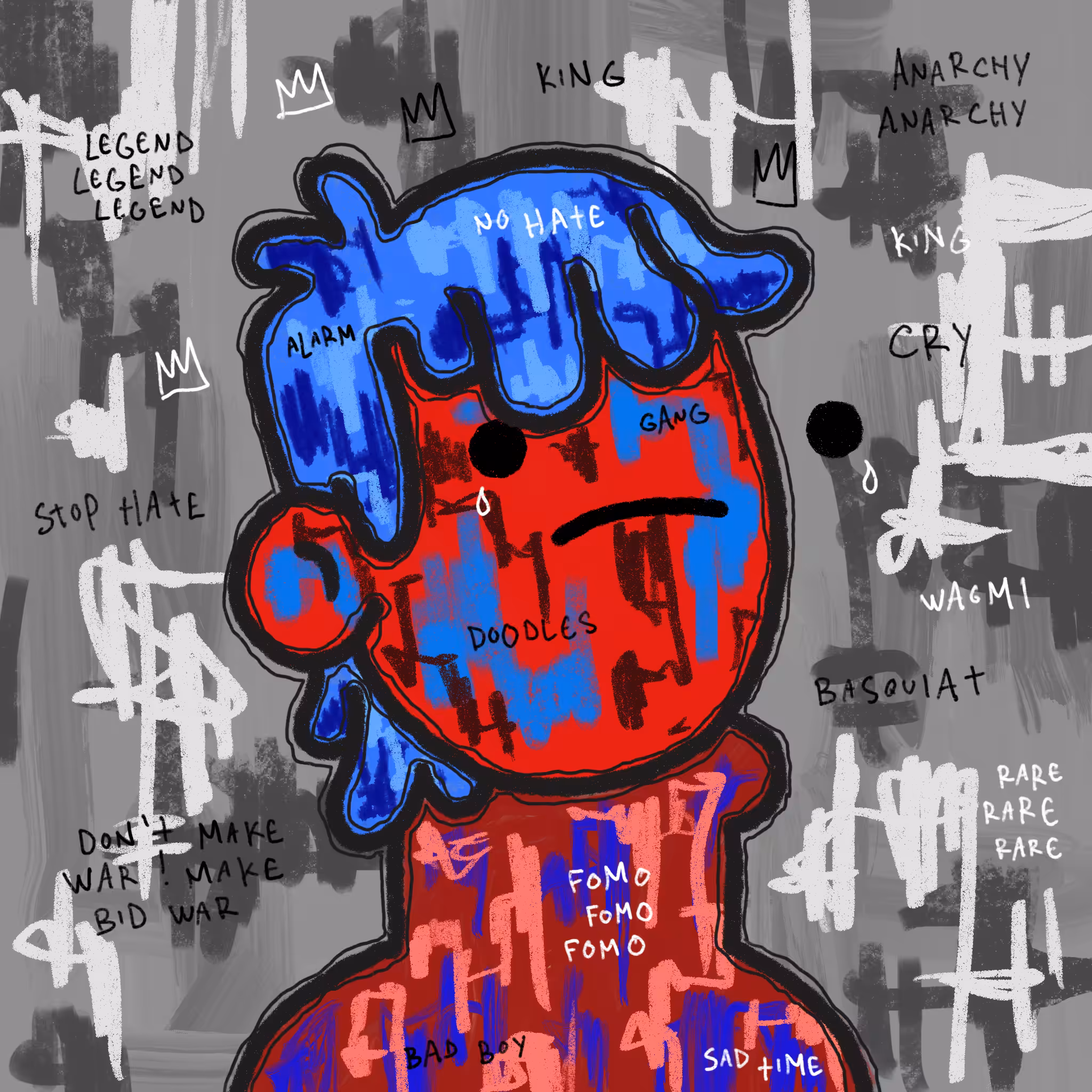Doodlesquiat #52