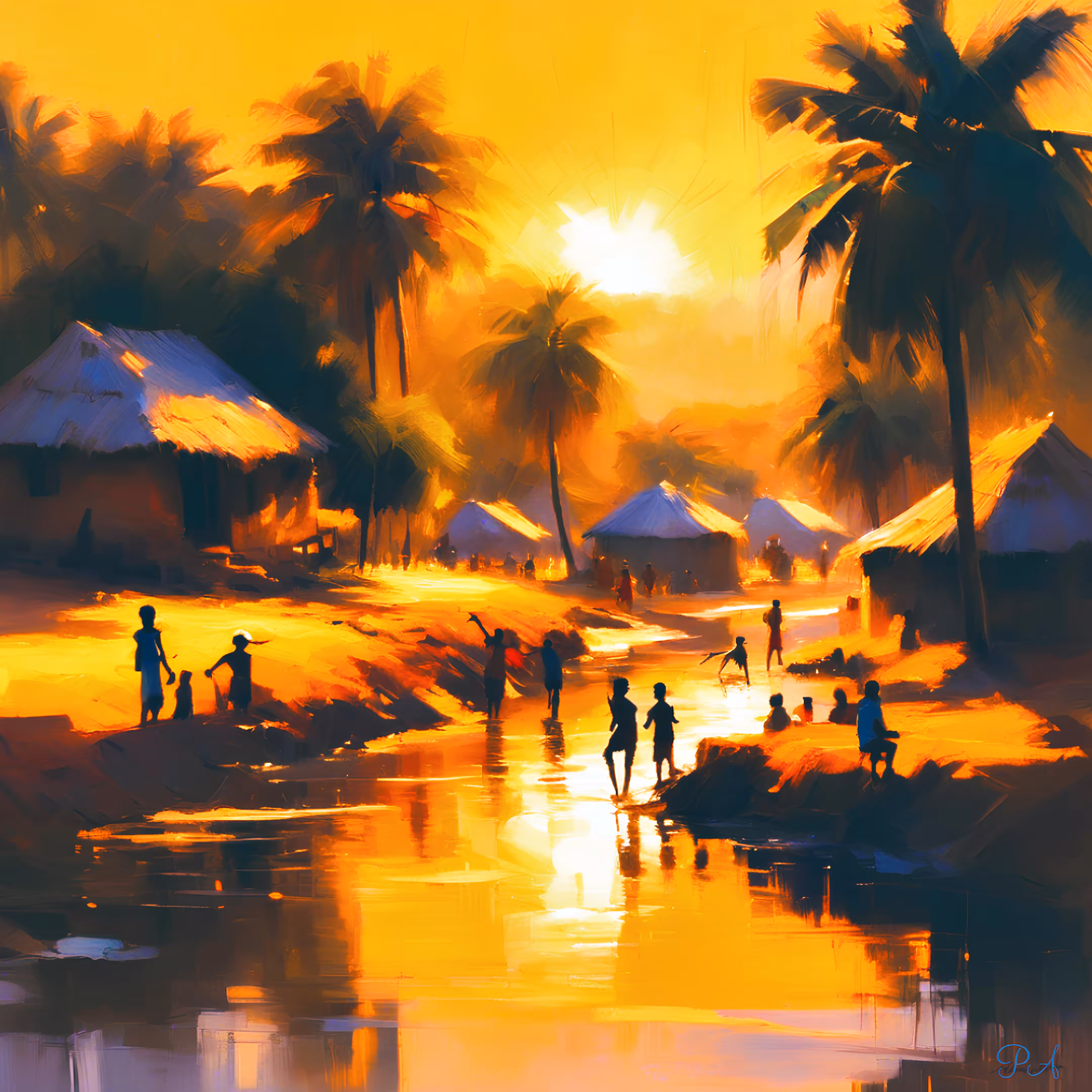 Village stream