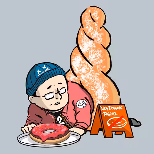 Wearable DONUTS: Daily life in donuts #059 Mar.1