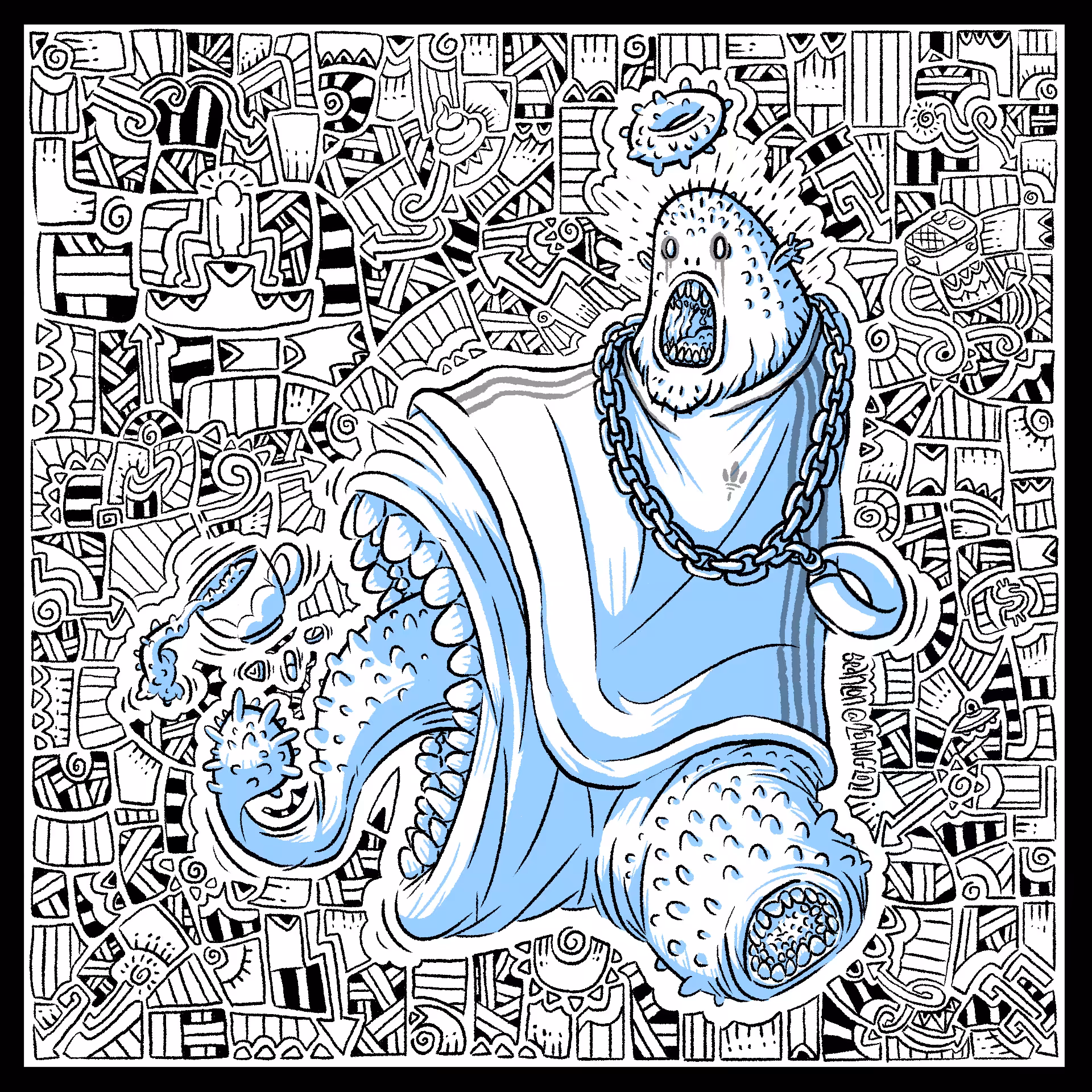 Creature 013 Lineart