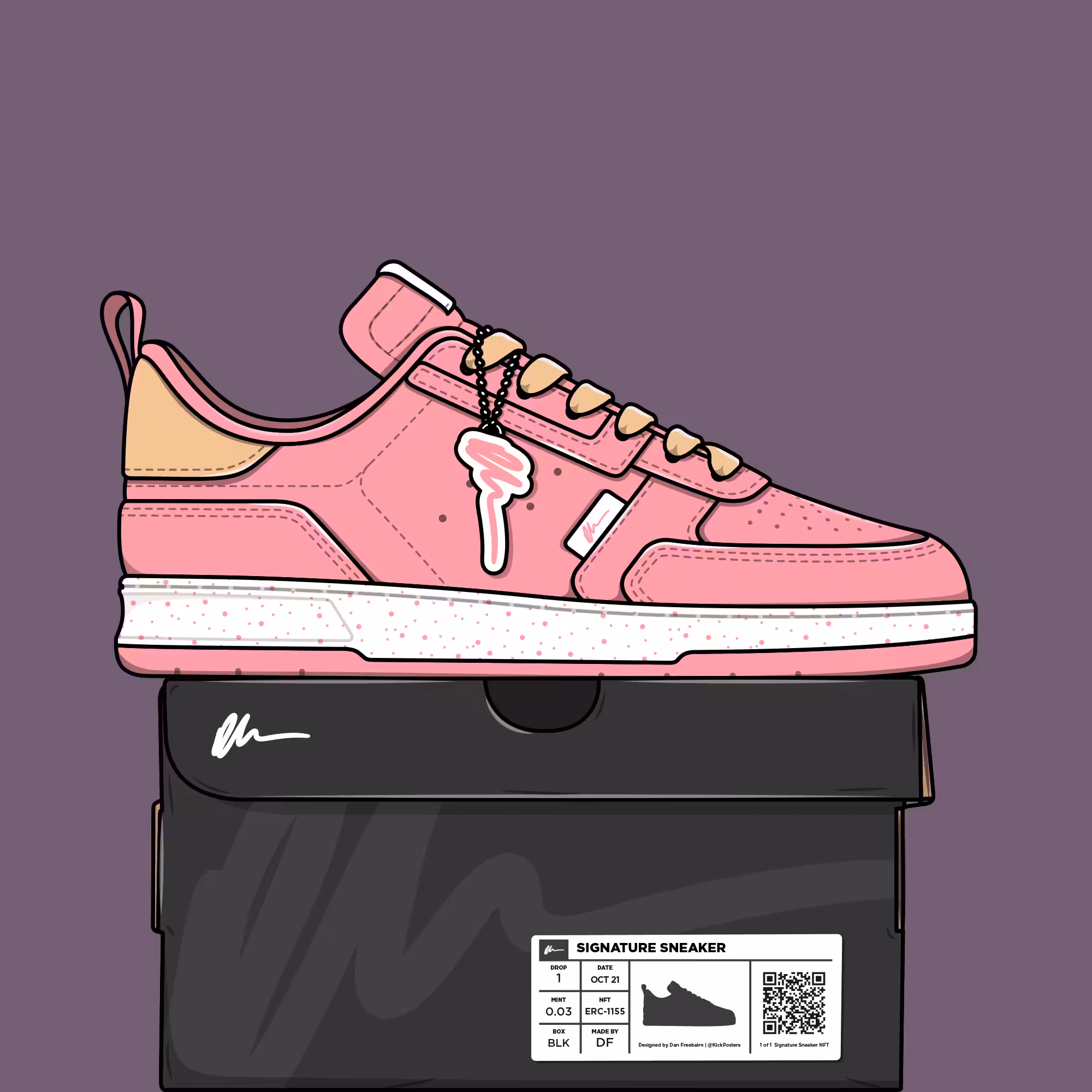 Signature Sneaker 'Pink' - #012