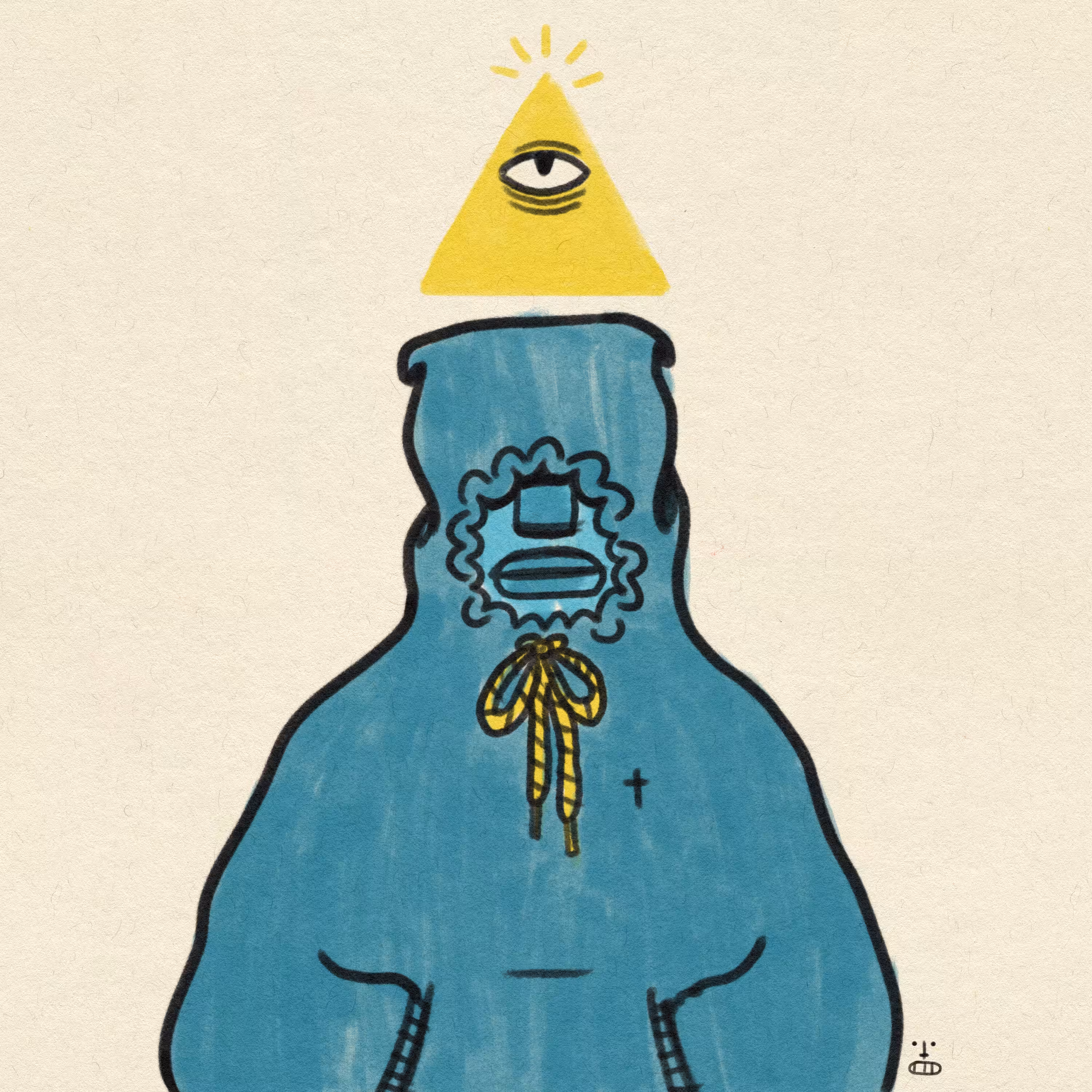 Untitled drawing of unnamed devine aspiration. 
