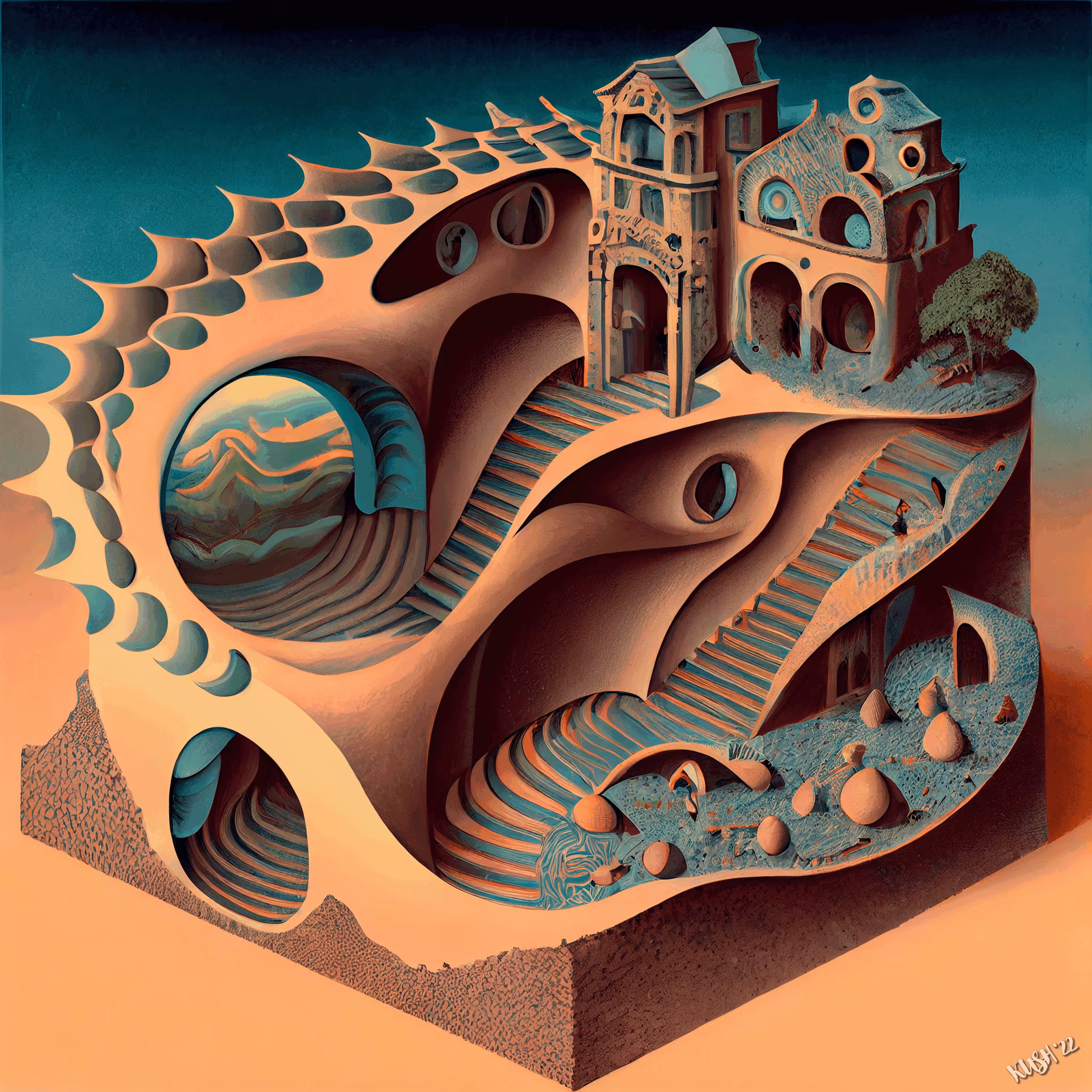 Curving Symmetry