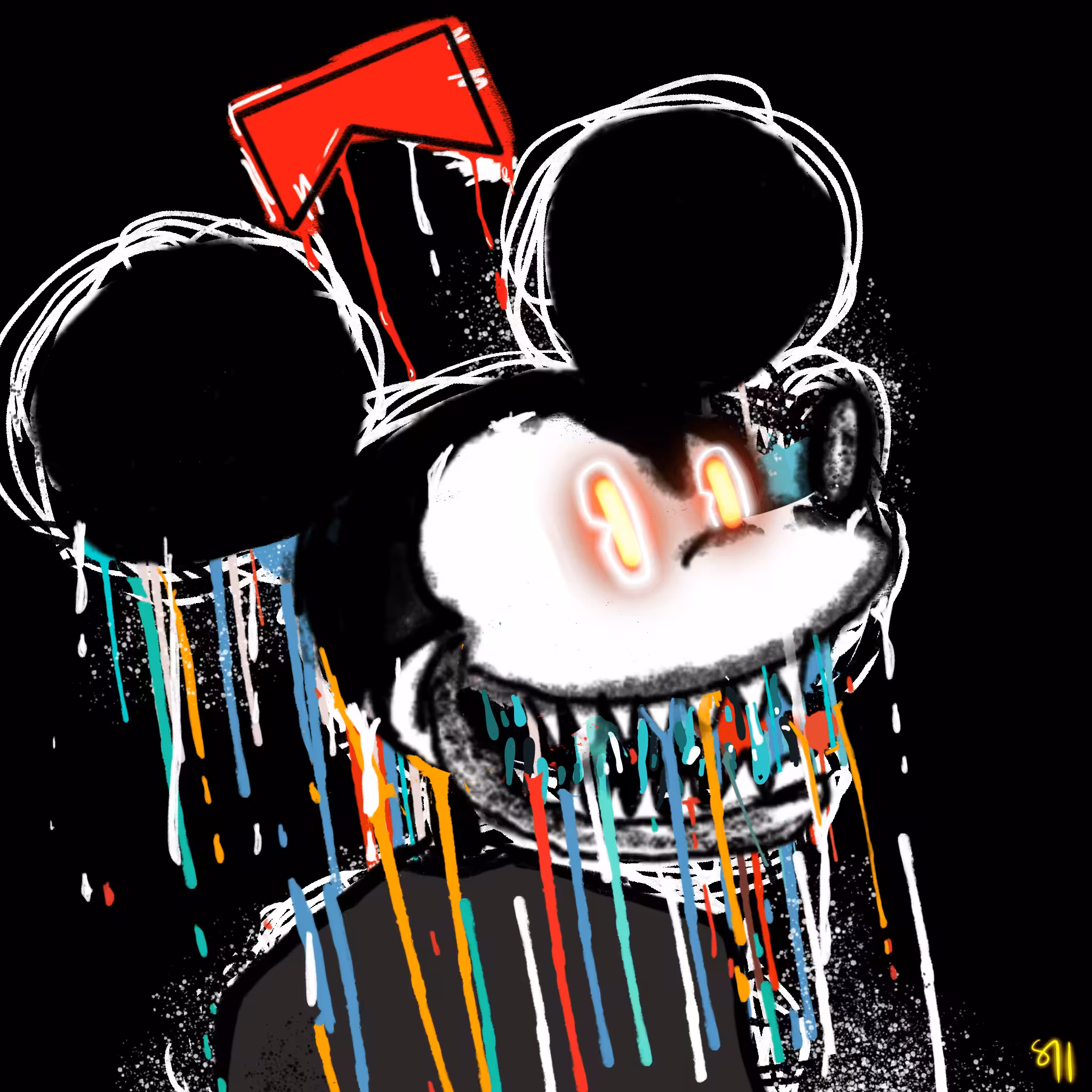 Color Drip Rat