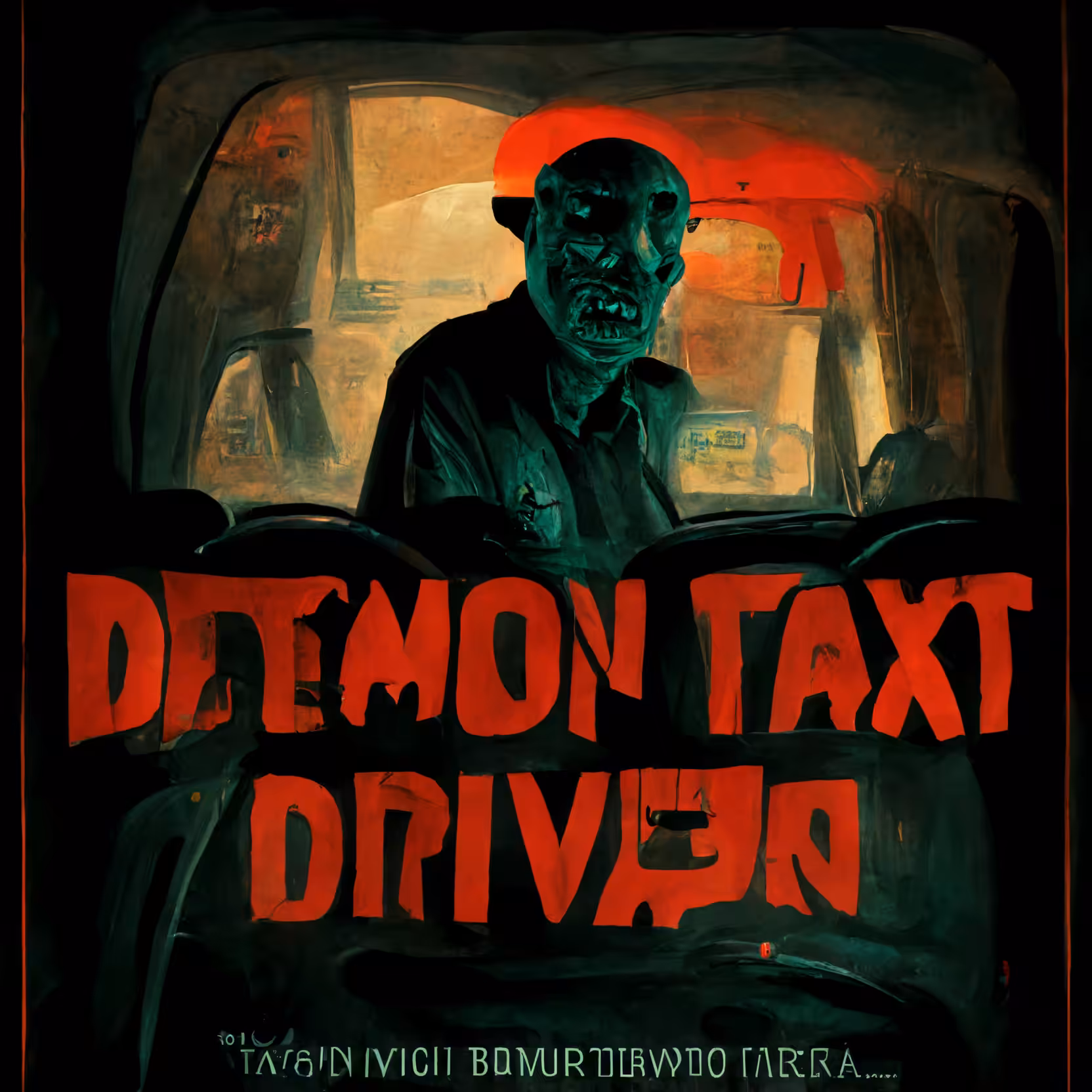 demon taxi driver | spooky cinema 006