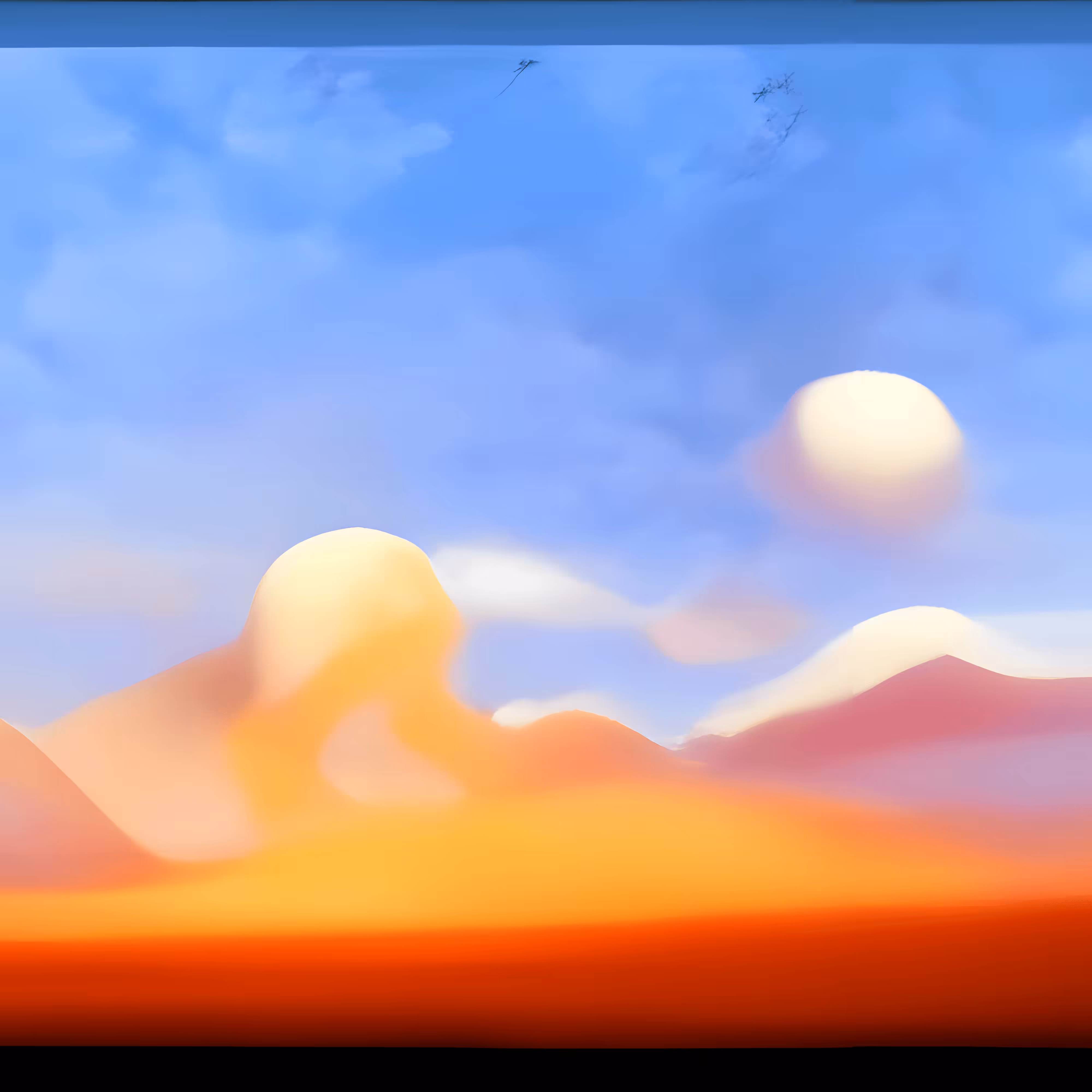 Concept Art of a Sunset