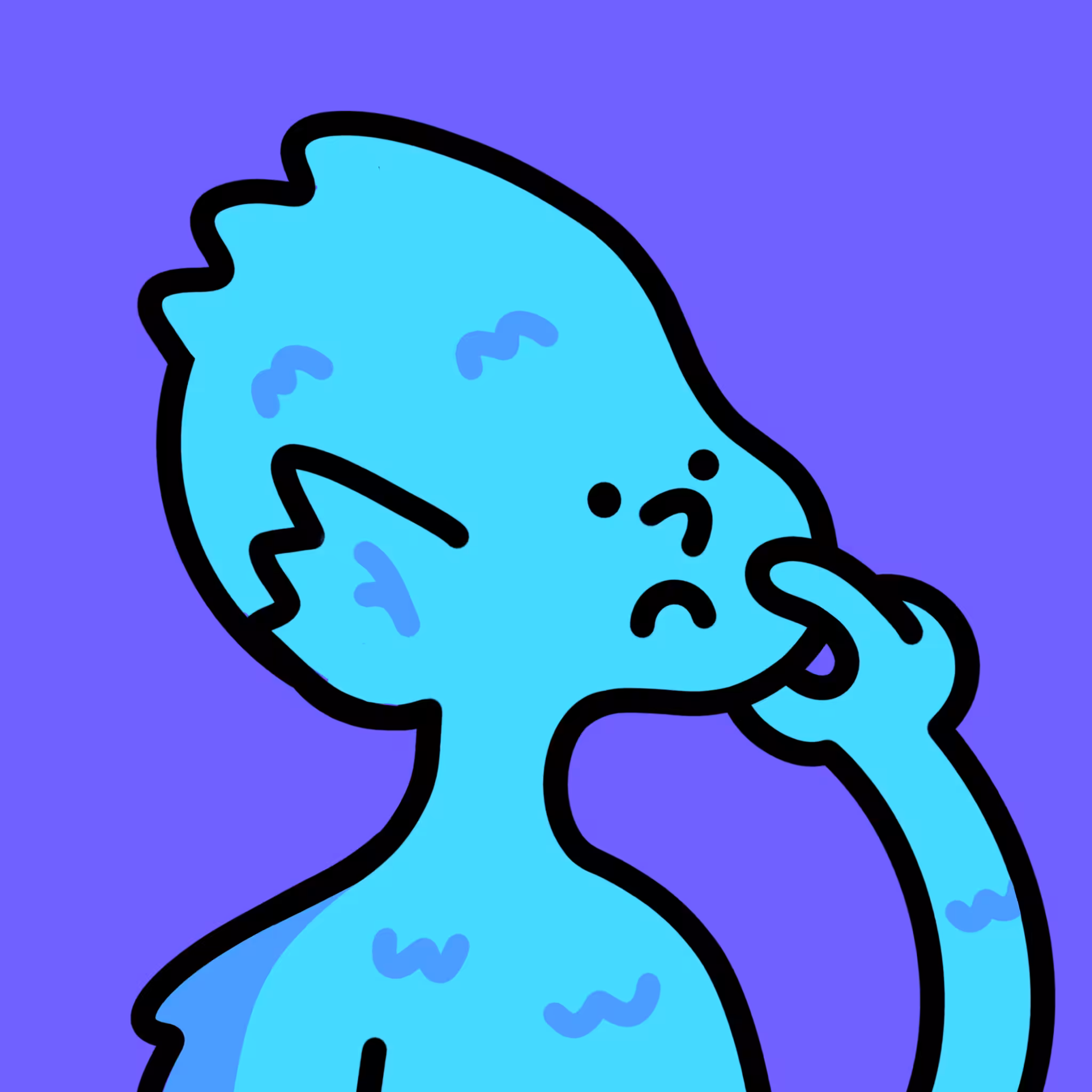 Don't touch my cheek!: #089