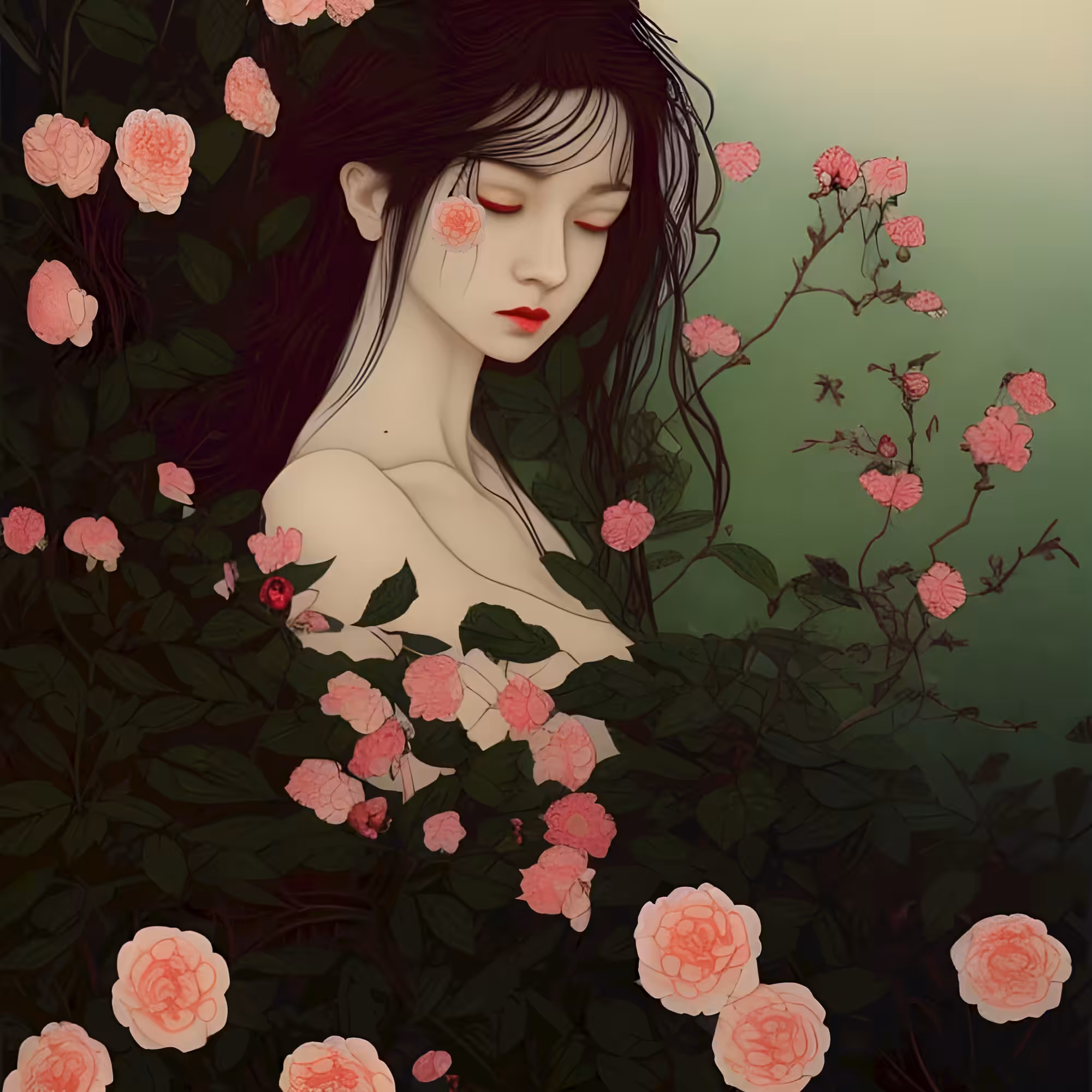 In the peony garden #3