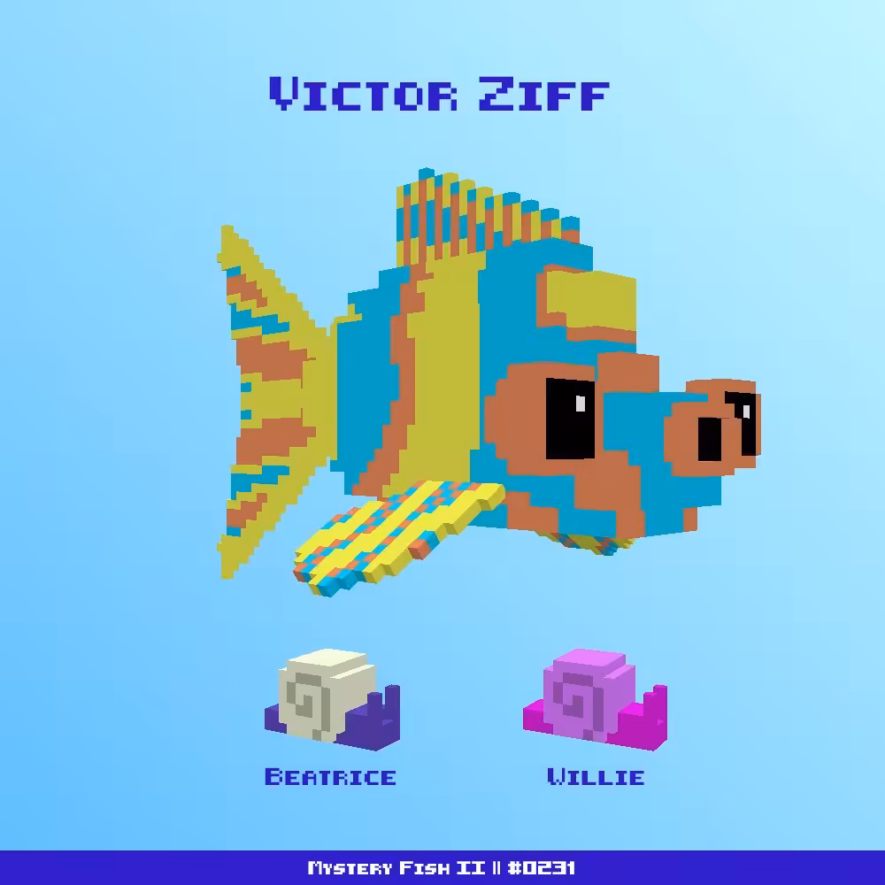 Victor Ziff :: Mystery Fish 0231/1000 