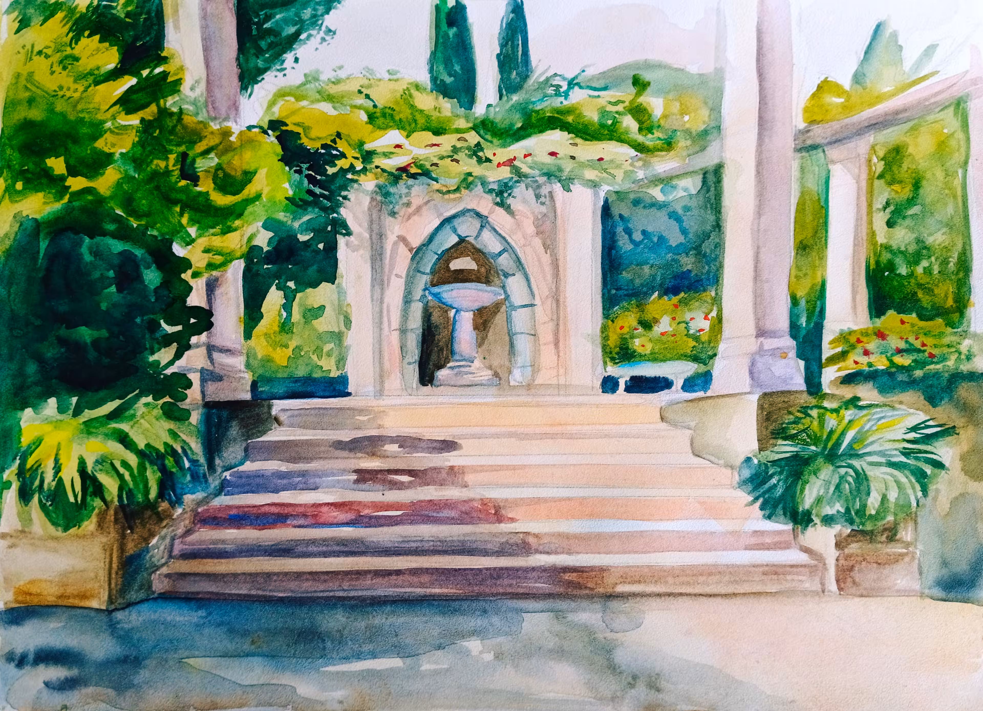 A quiet walk in the park