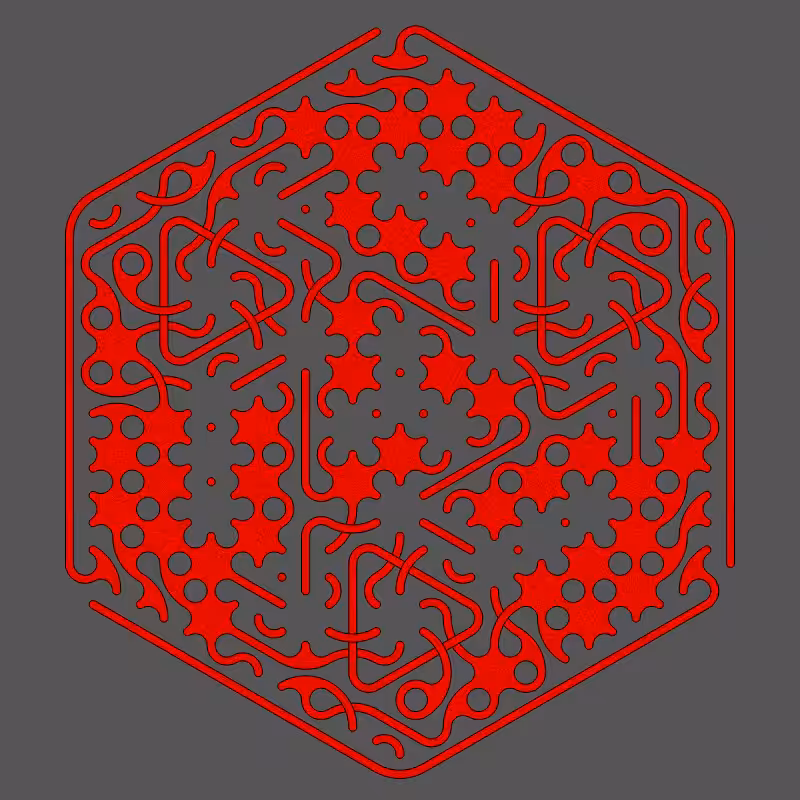 Threefold Symmetry - Dark Variations #352