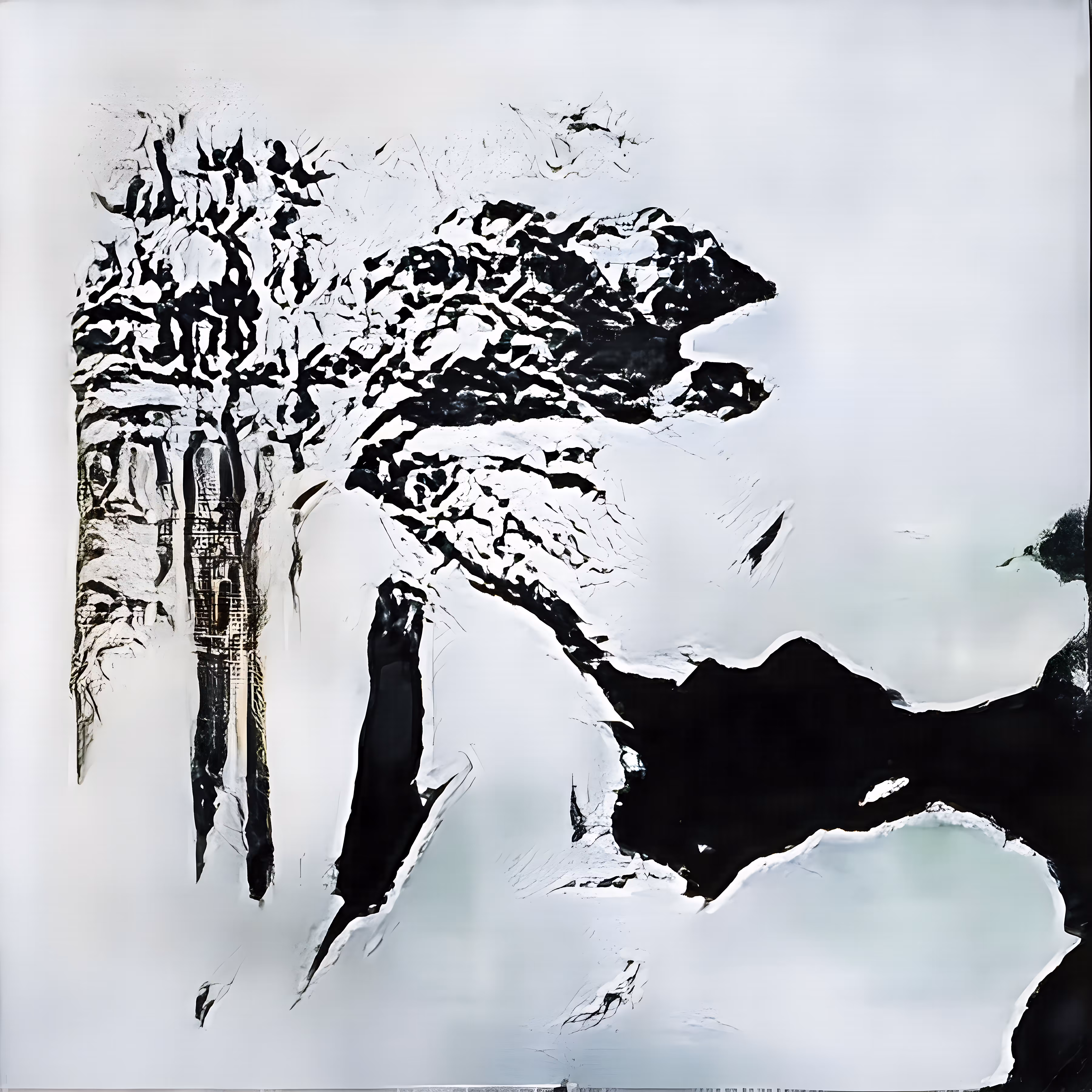 Learning to dream 2.4.53 - A flock of birds sitting on top of a tree