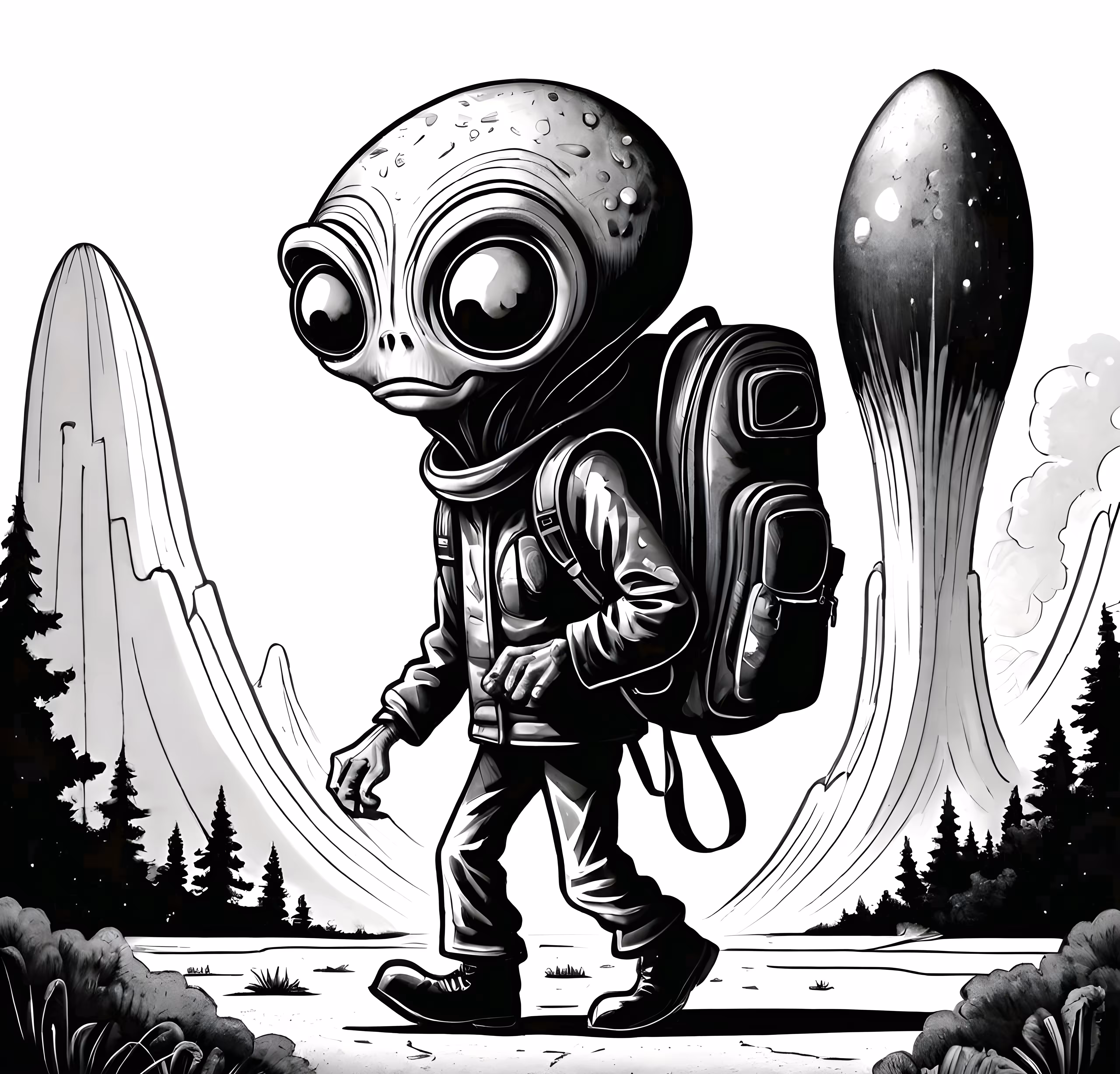Alien Adventure - Day 1 - Backpack