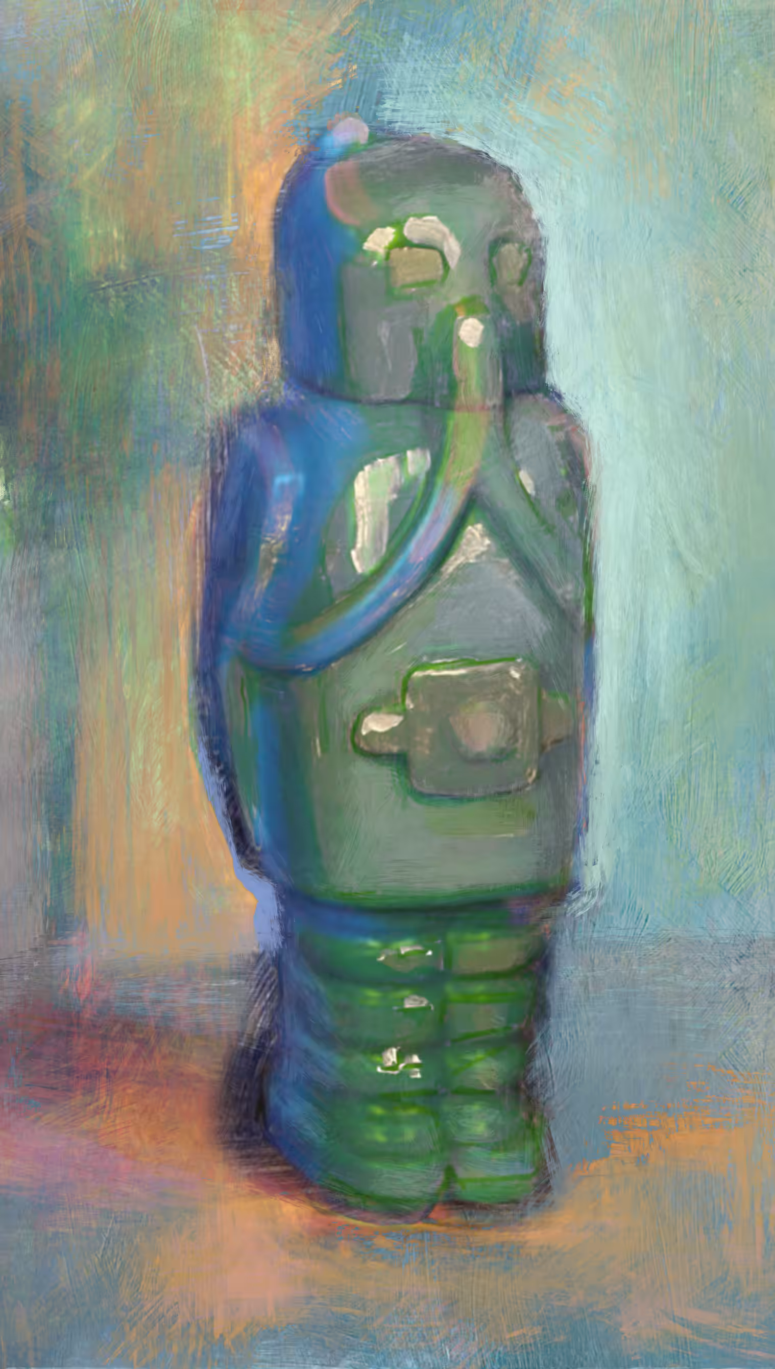 The Lead Green Alien