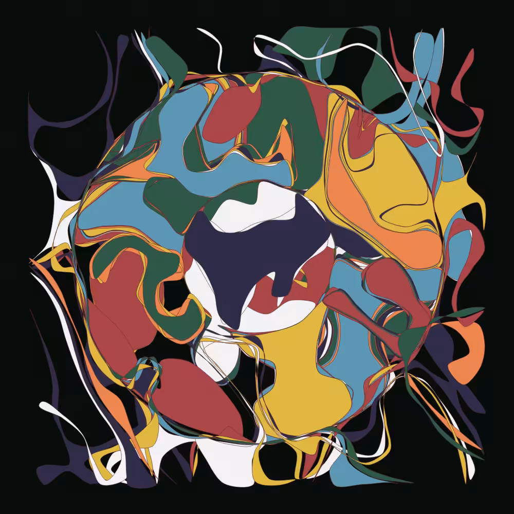 Geometric colorful shapes 3 #183