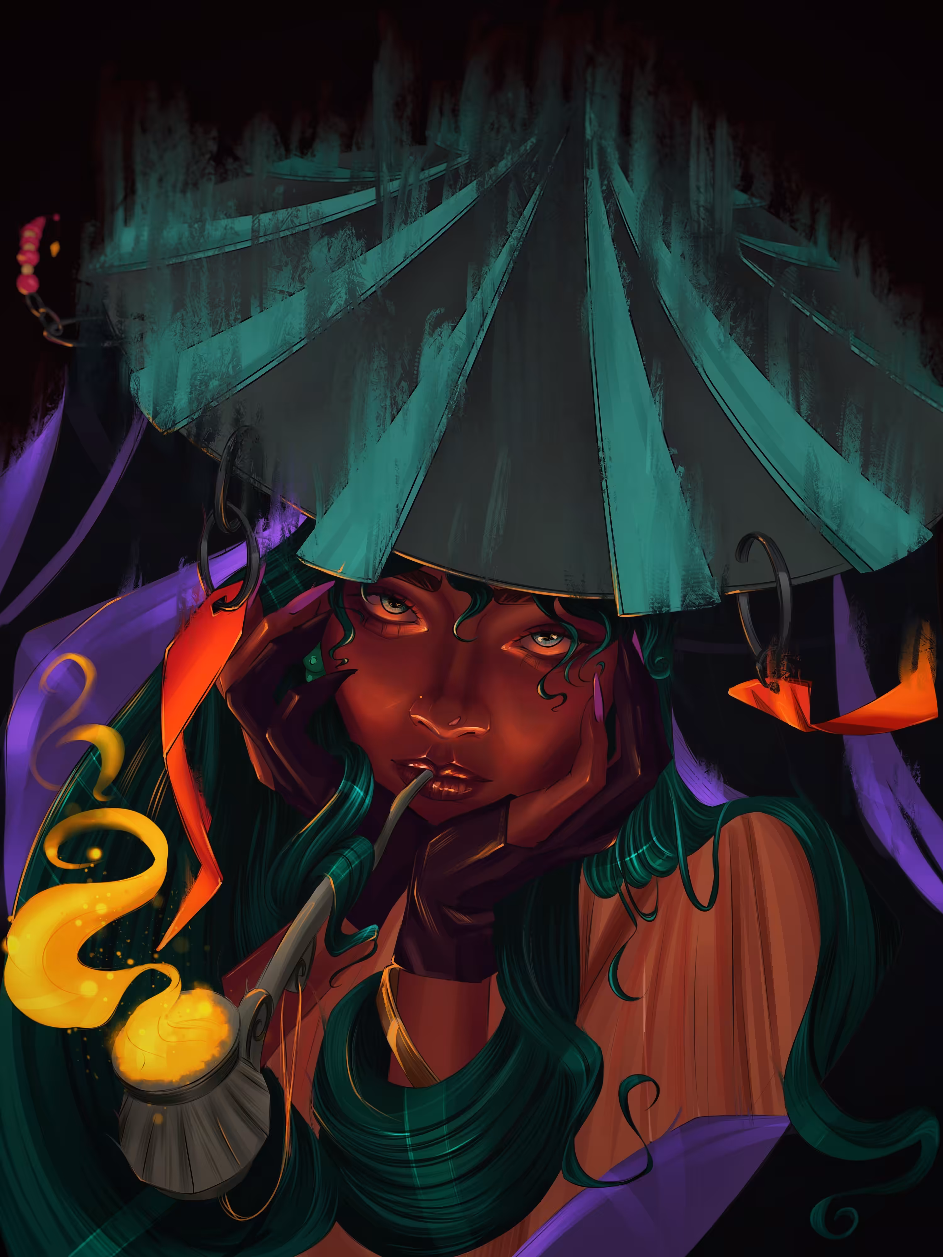 A world in darkness: samurai girl 