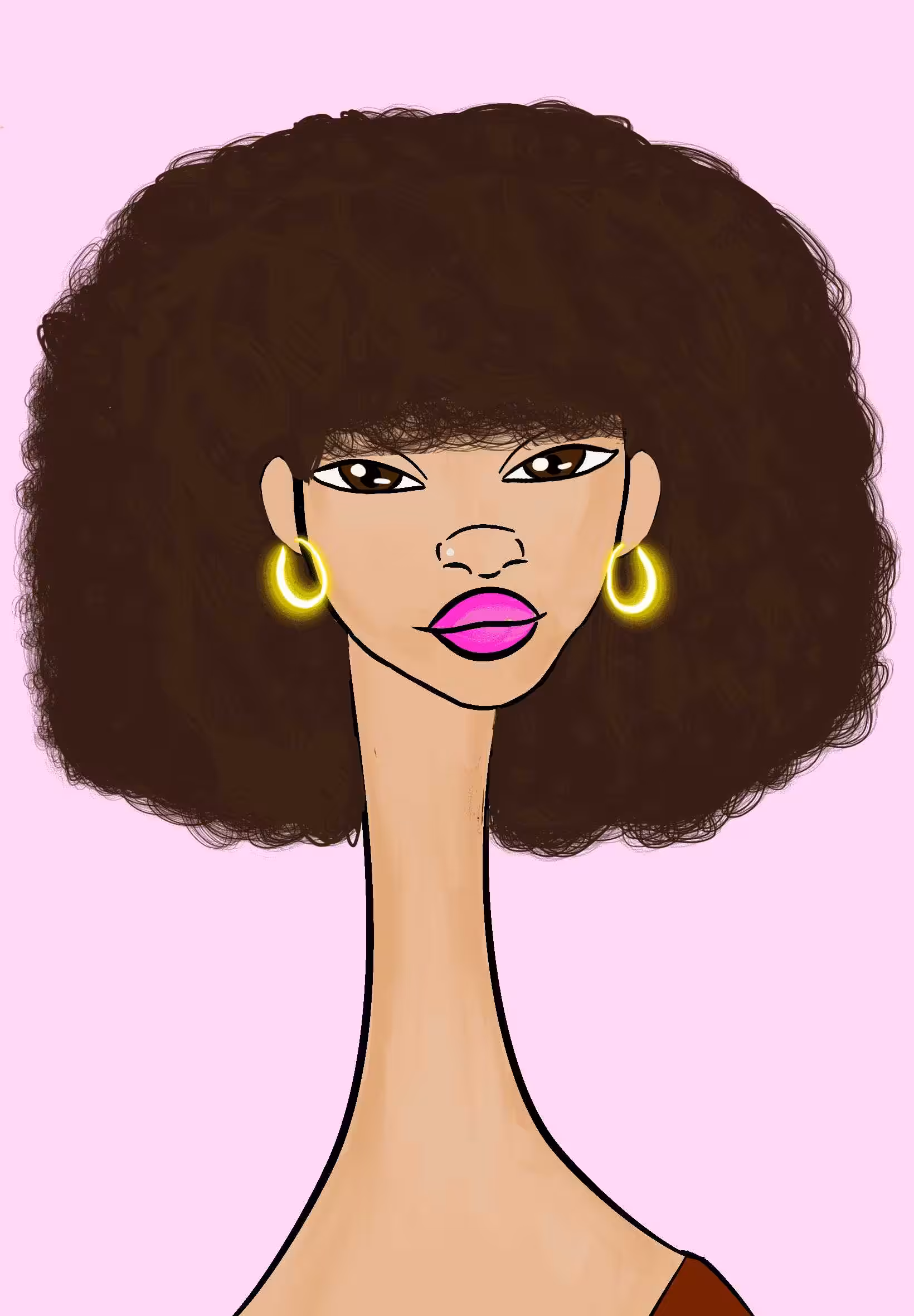 Long Neckie Ladies: Long Neckie Lady #2742