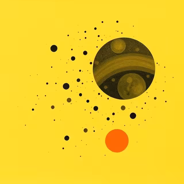 Circles on Yellow #2
