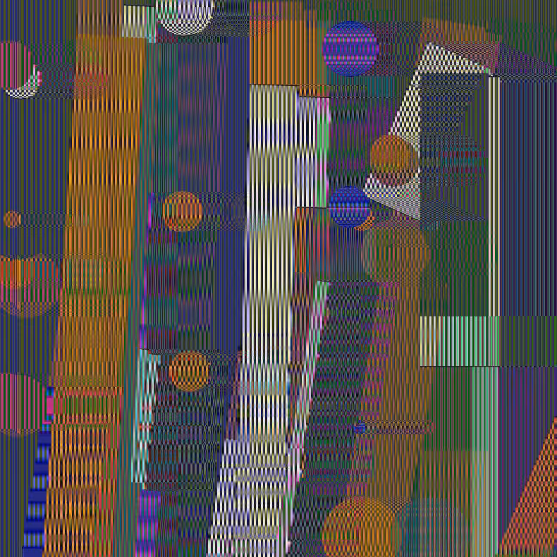 Technicolor Winter (after dead flowers) #11