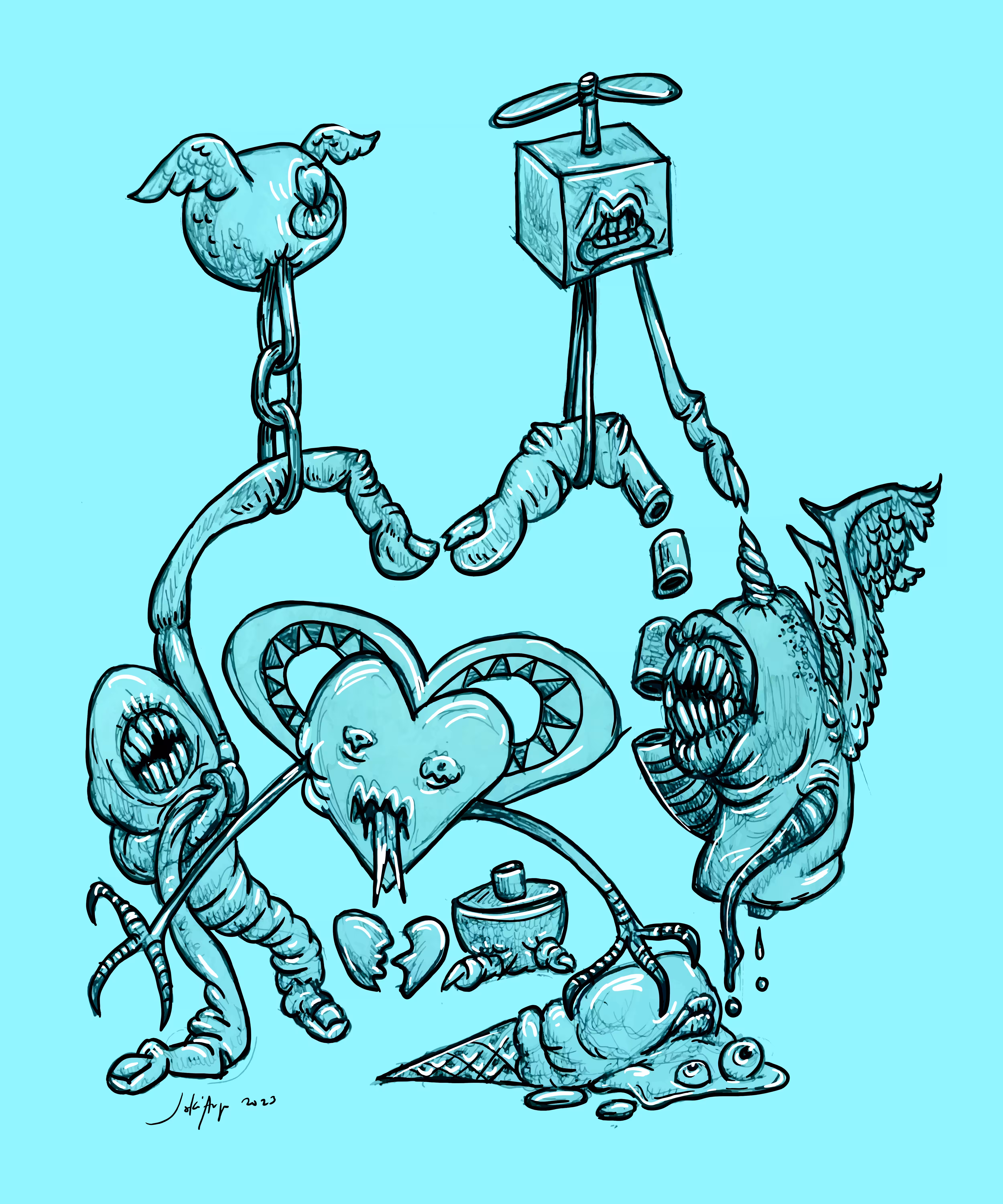 Death of the Ice cream.