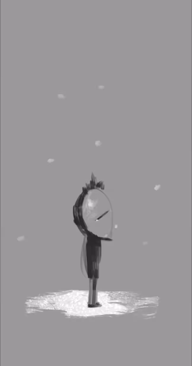 She's late...again!