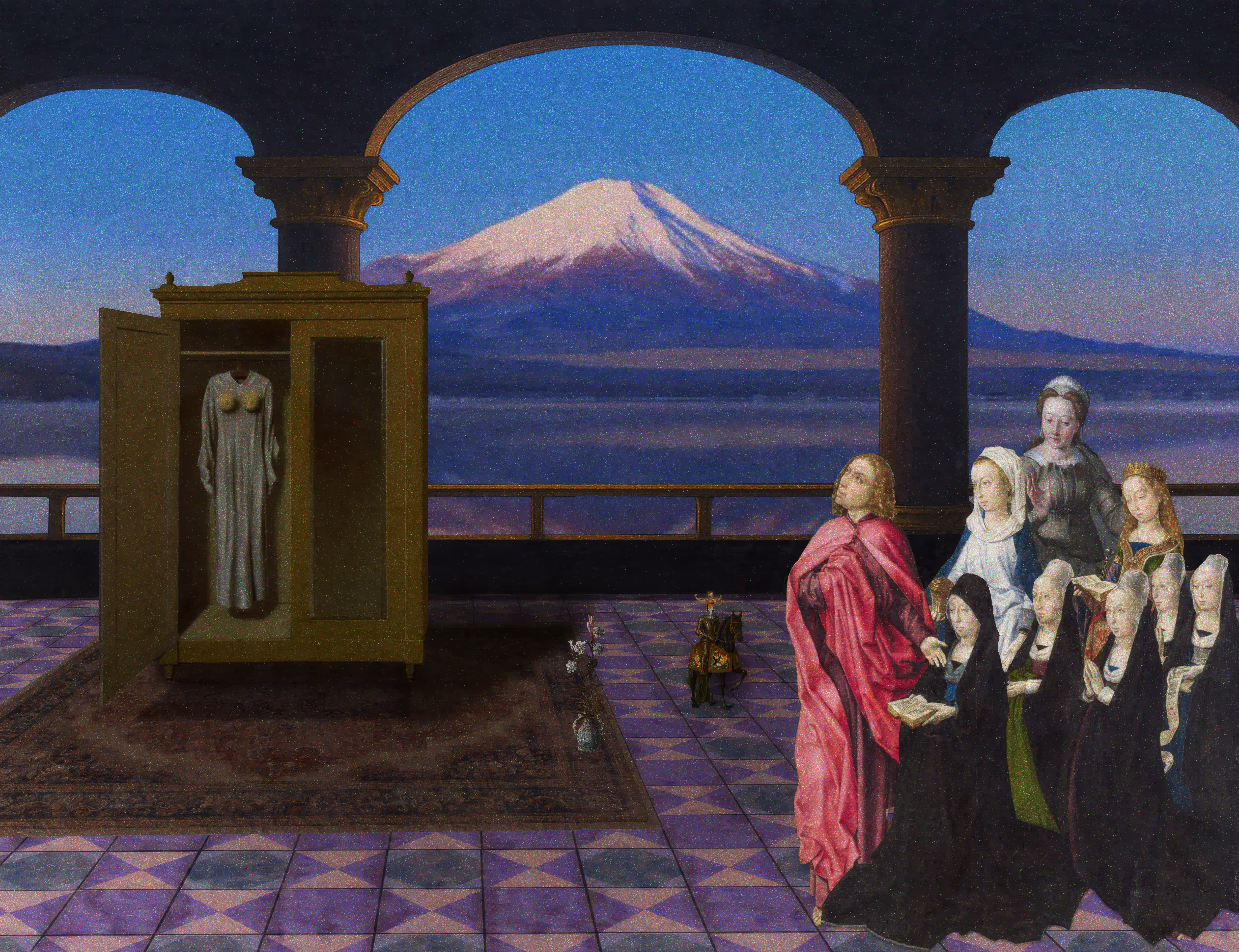 The Pilgrim’s Living Room Crucifixion; Mona Lisa Hyper-Gamble #77