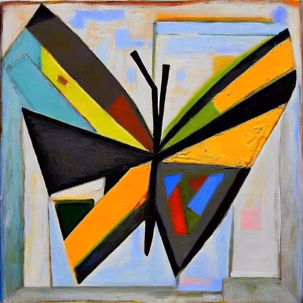 Cubist #41 (Butterfly)