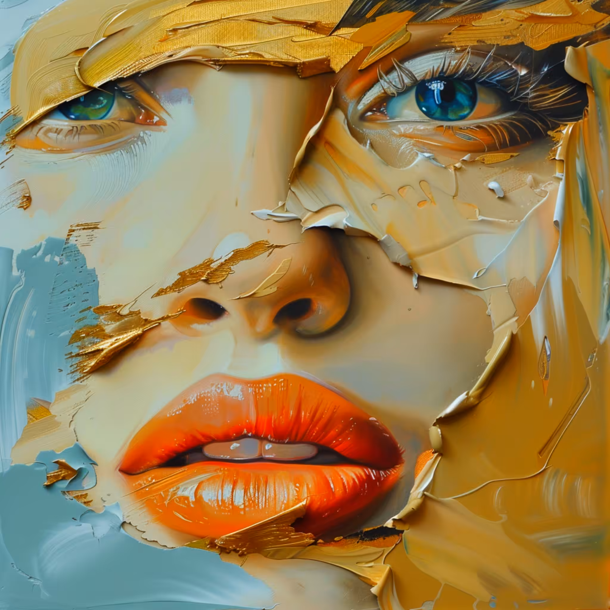 Beautiful faces - Dali style