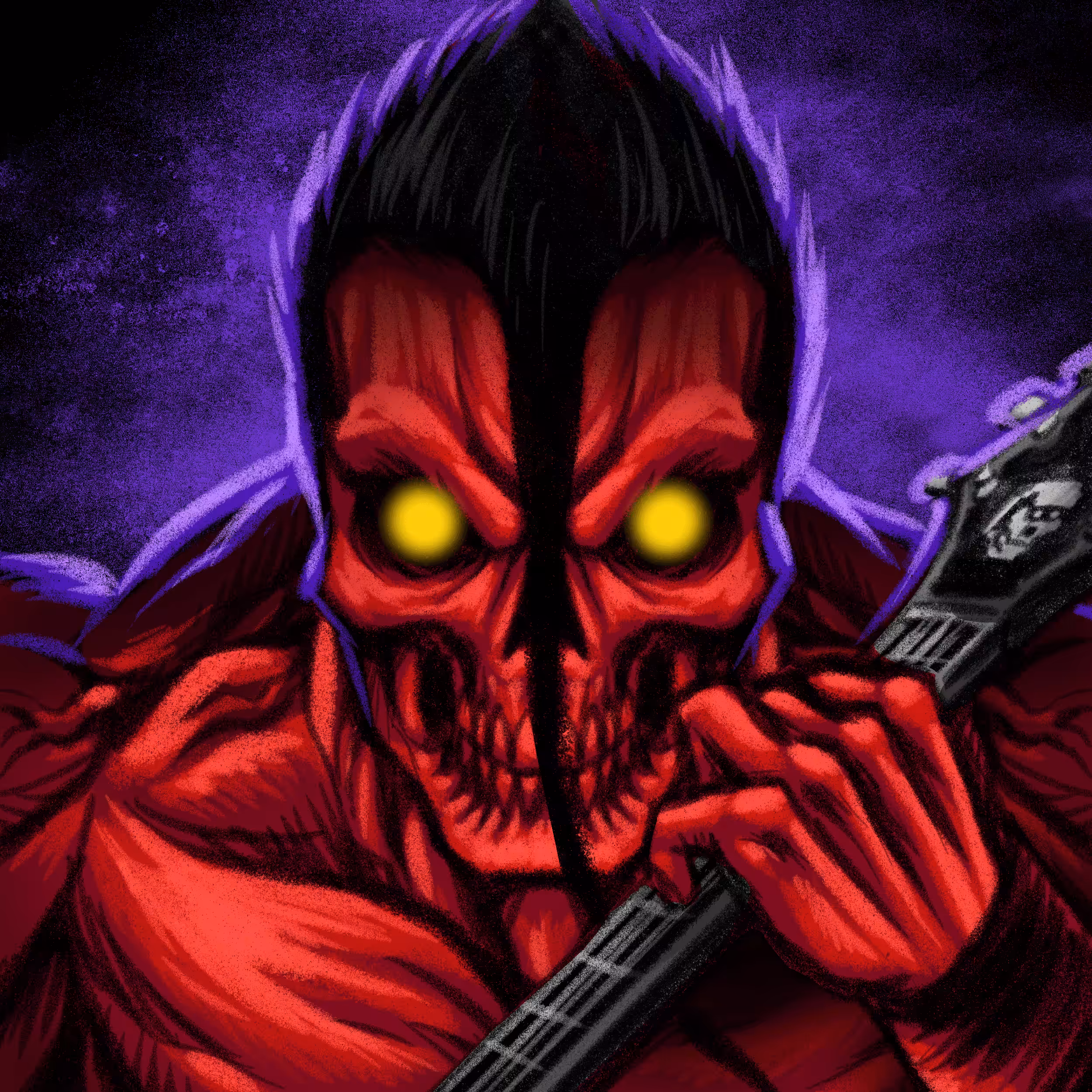 LOU A DAY: 040 I WANT LOU SKULL