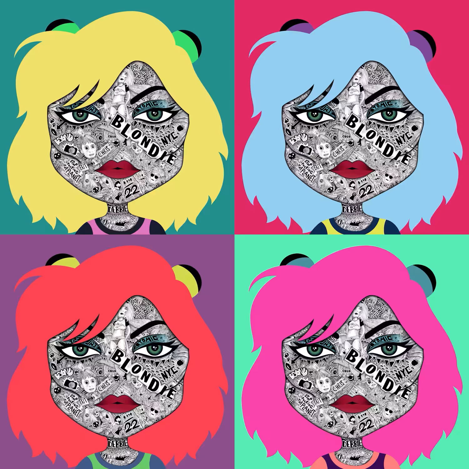 DEBBIE HARRY QUAD 2 - "RAPTURE" BY BLONDIE