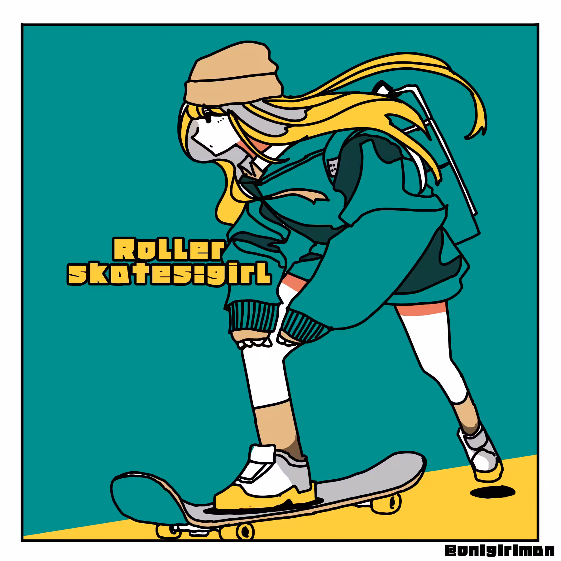 Roller skates;girl