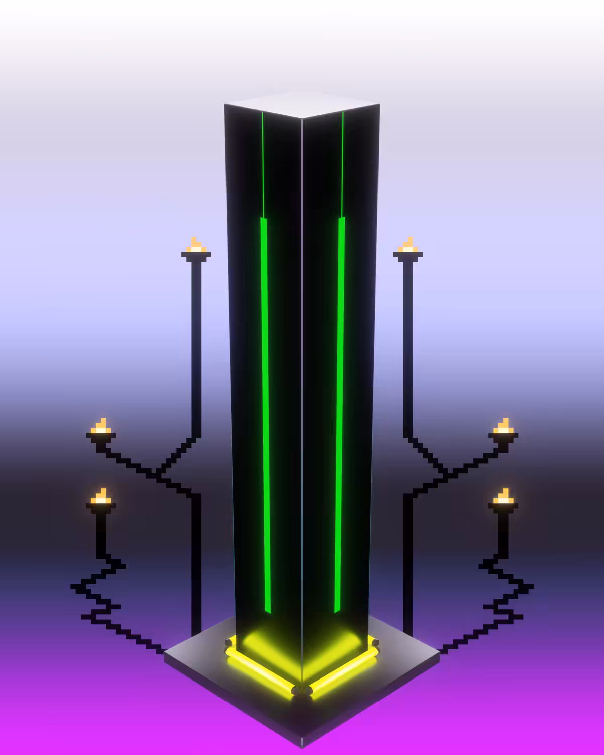 GREEN CANDLE