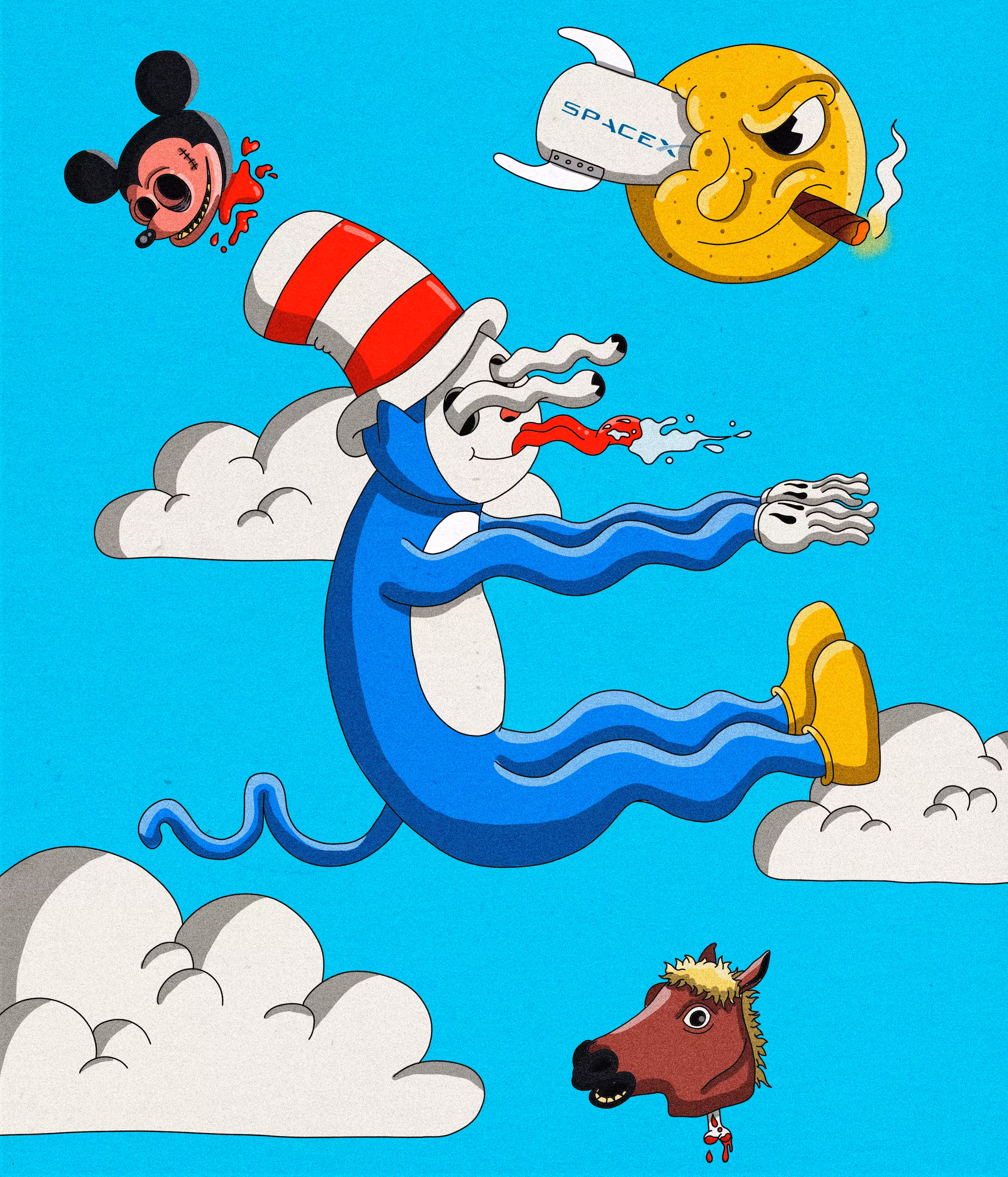 Good trip schizophrenic cat